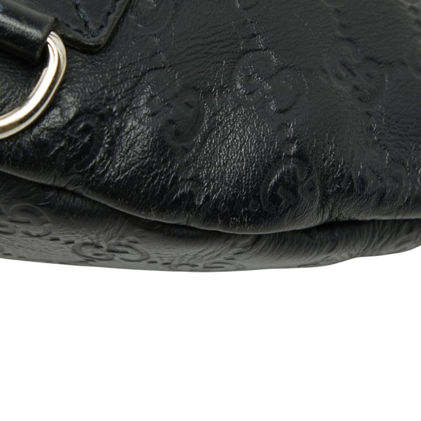 Gucci Black Leather Sling Bag ( )