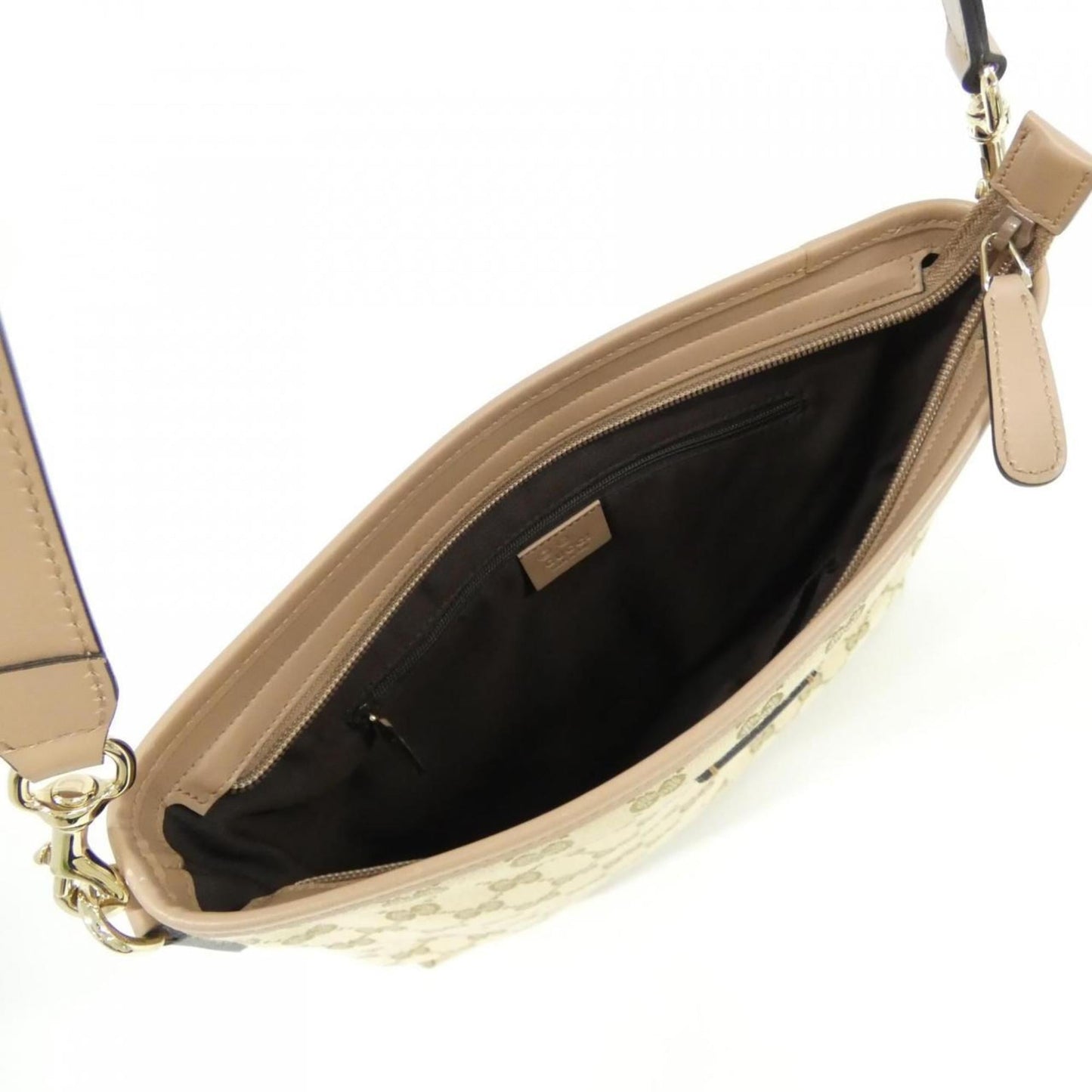 Gucci Gg Canvas Beige Pink Gg Canvas Shoulder Bag ( )