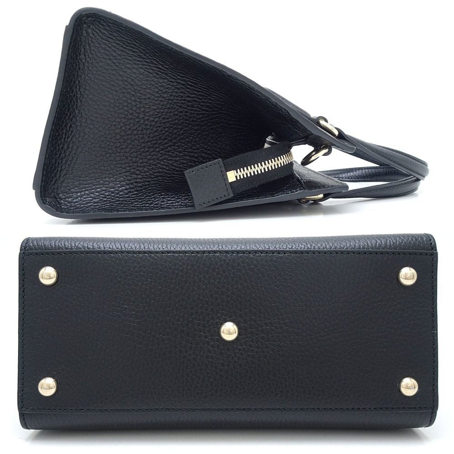 Gucci Black Leather Handbag Shoulder Bag