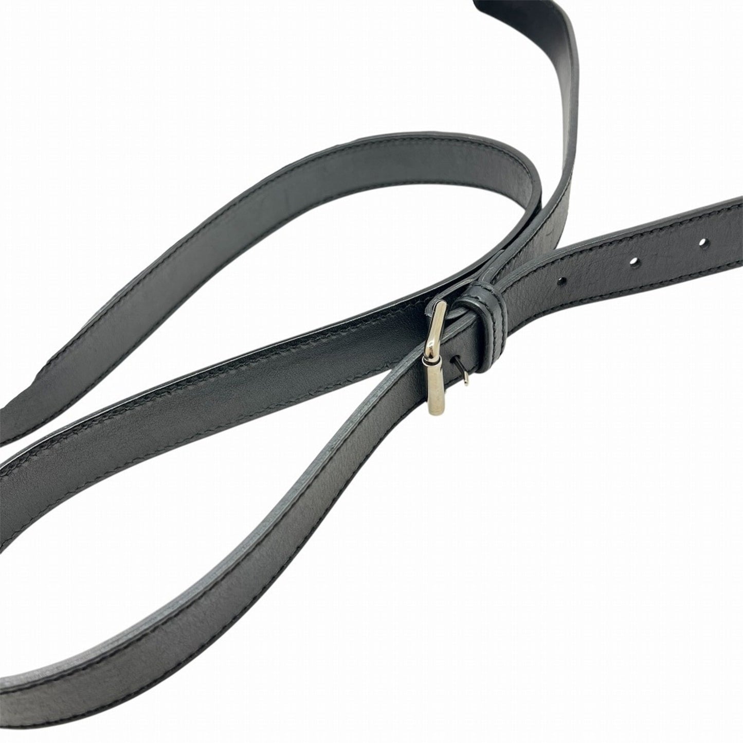 Gucci Black Gg Canvas Leather Shoulder Bag ( )