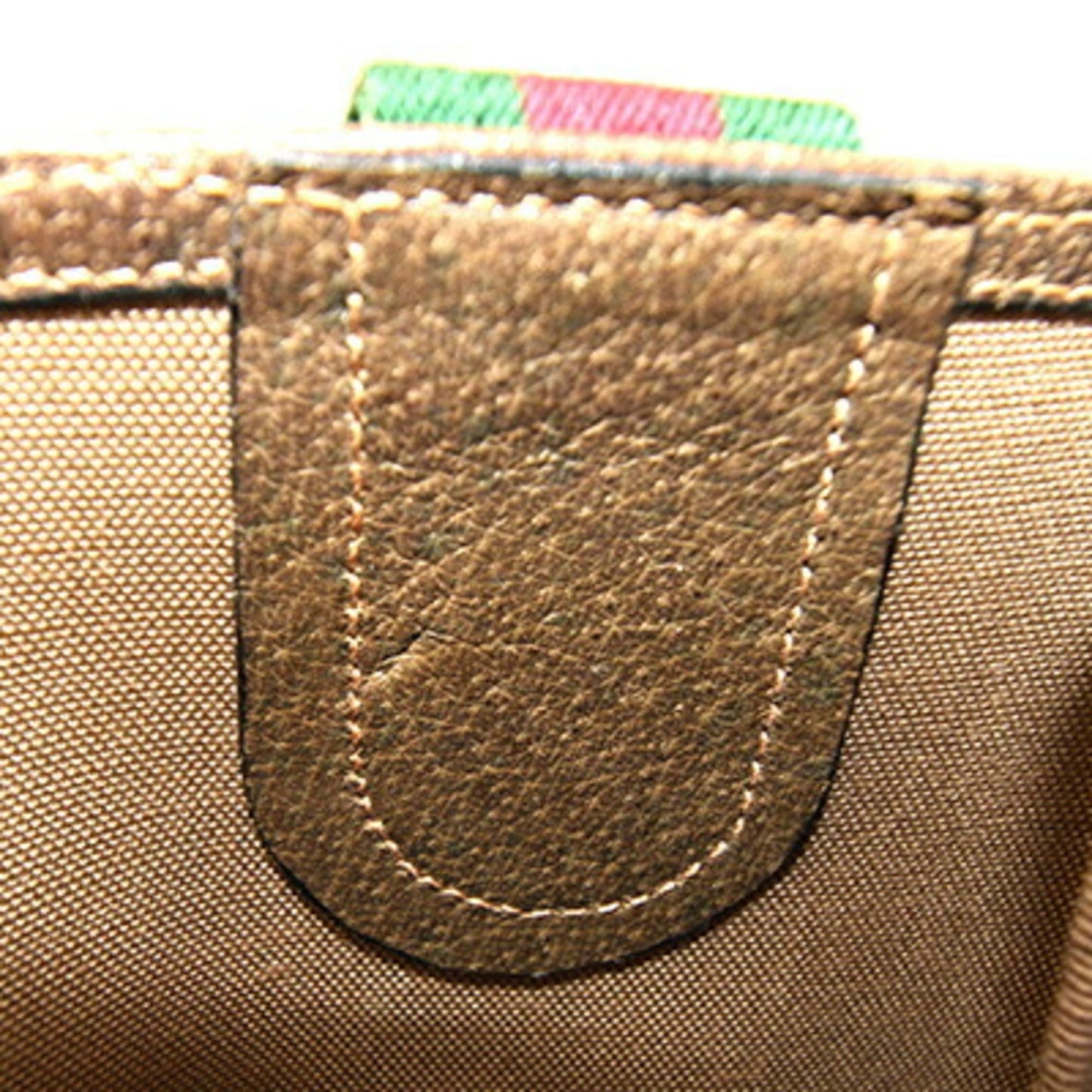 Gucci Beige Pvc Leather Canvas Tote Bag ( )