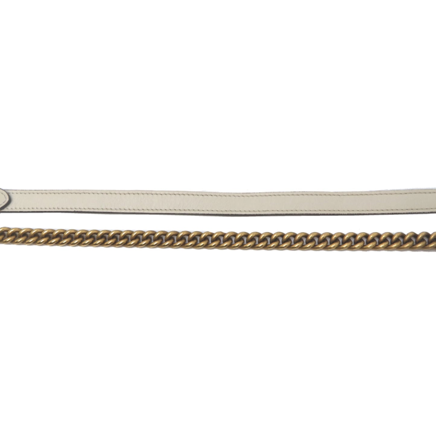 Gucci Ivory Leather Shoulder Bag ( )