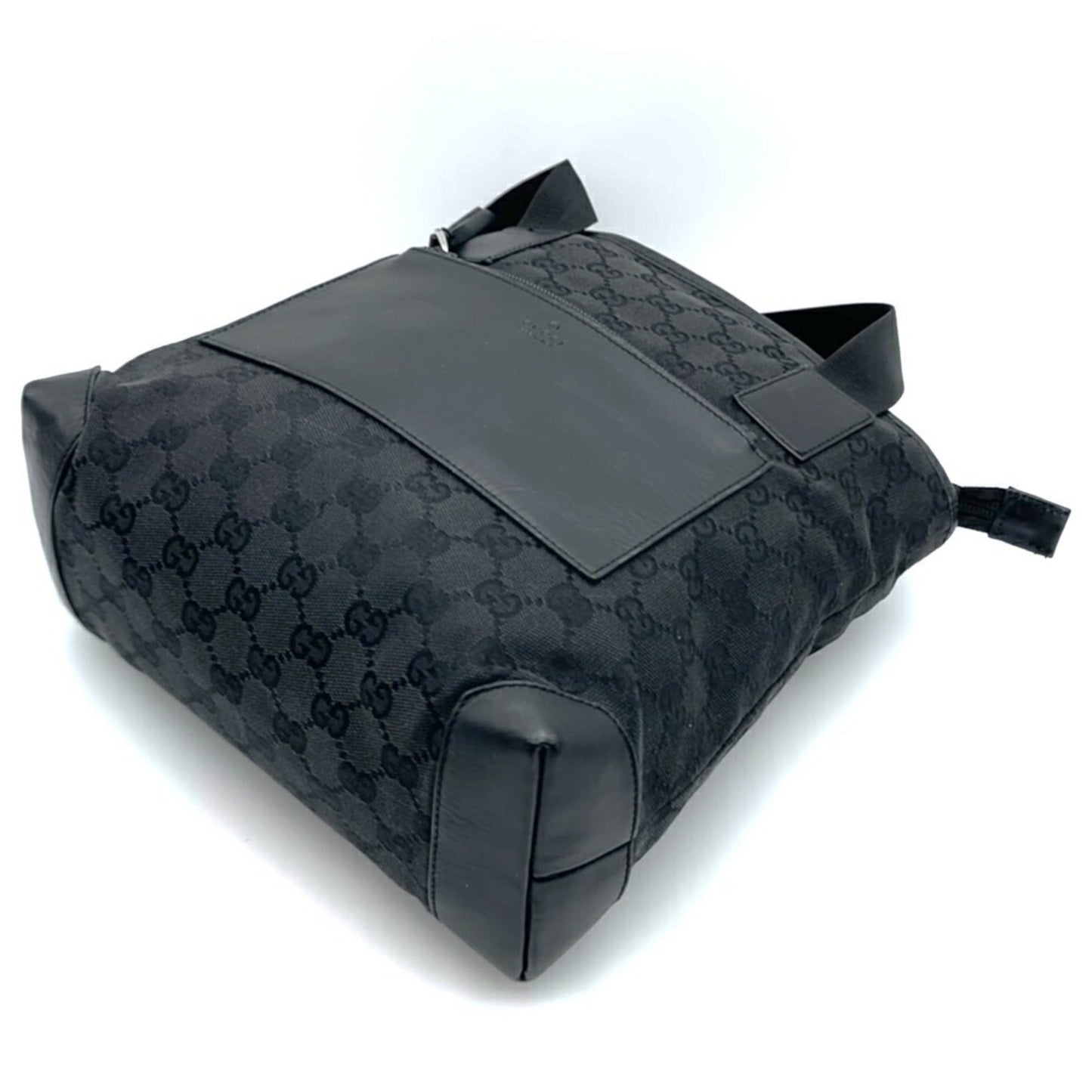 Gucci Black Gg Canvas Tote Bag ( )