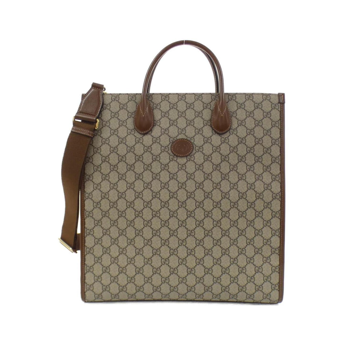 Gucci Beige Brown Gg Supreme Handbag ( )