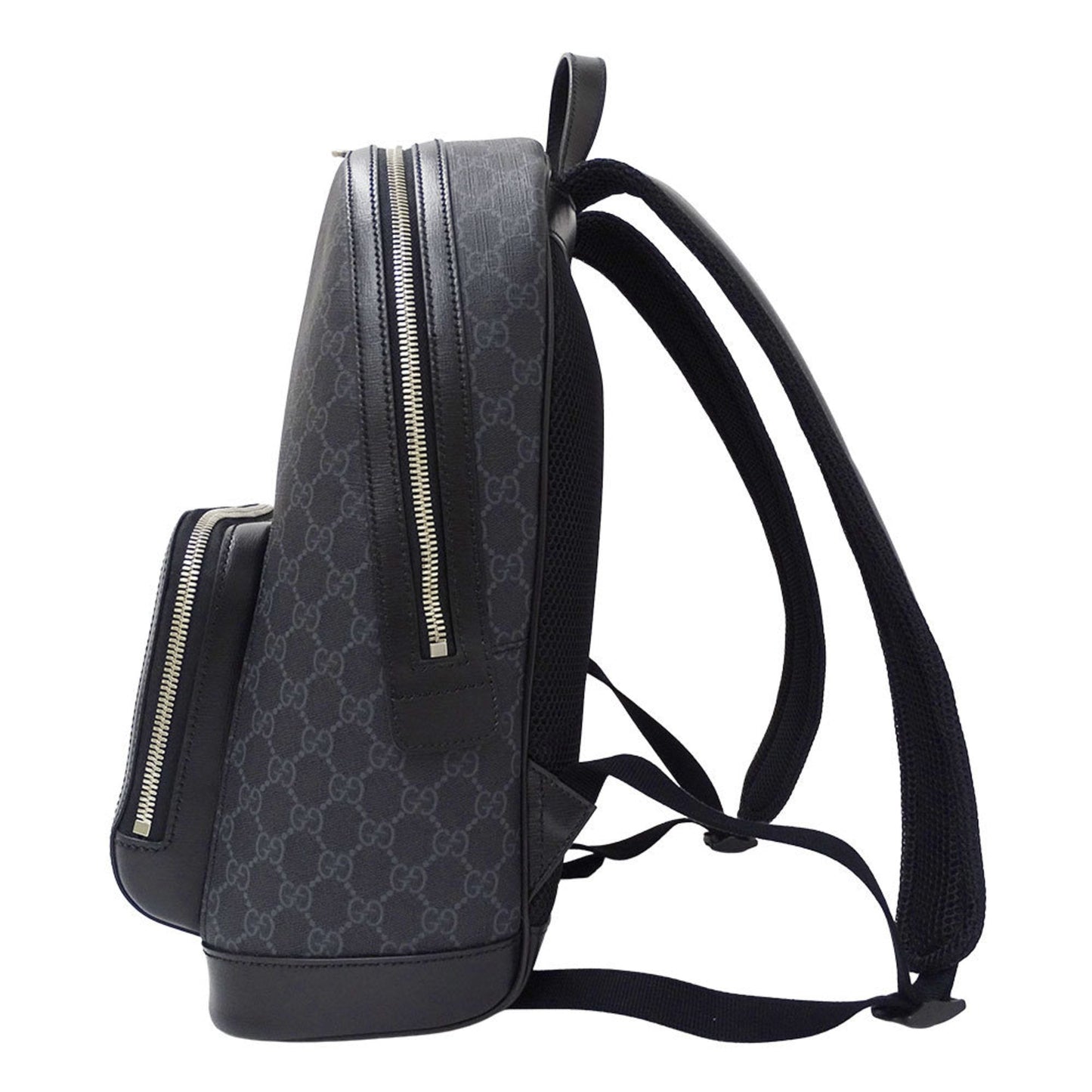 Gucci Black Gg Supreme Backpack ( )