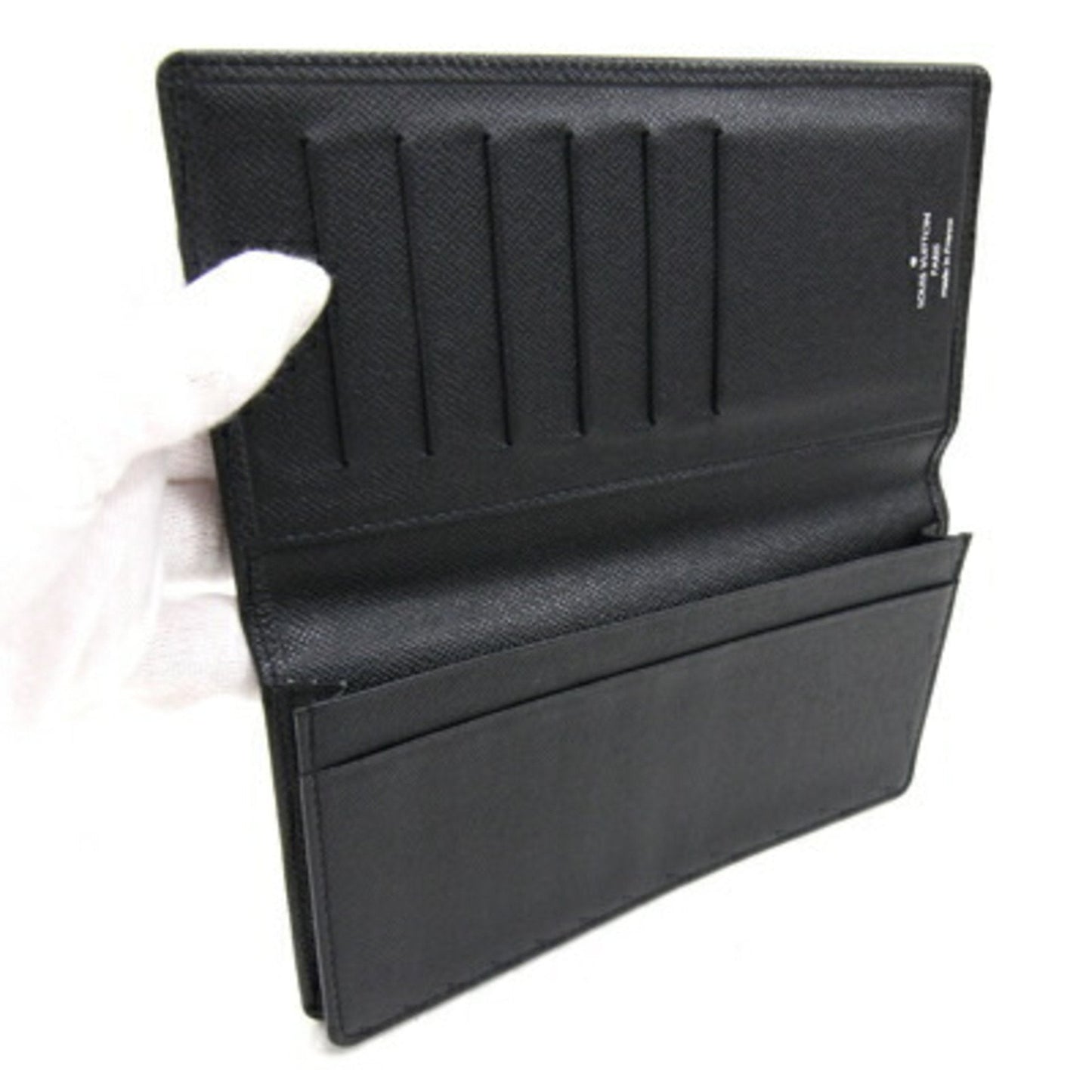 LOUIS VUITTON Bifold Billfold Taiga Porto Cult Credit Yen M31002 Ardoise Men's