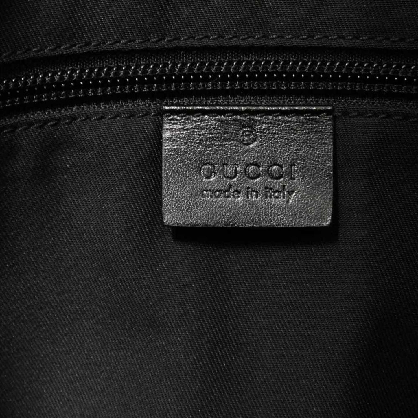 Gucci Diamante Black Leather Messenger Bag Shoulder Bag ( )