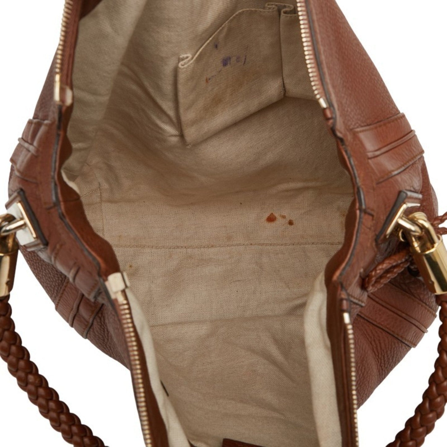 Gucci Brown Leather Shoulder Bag ( )