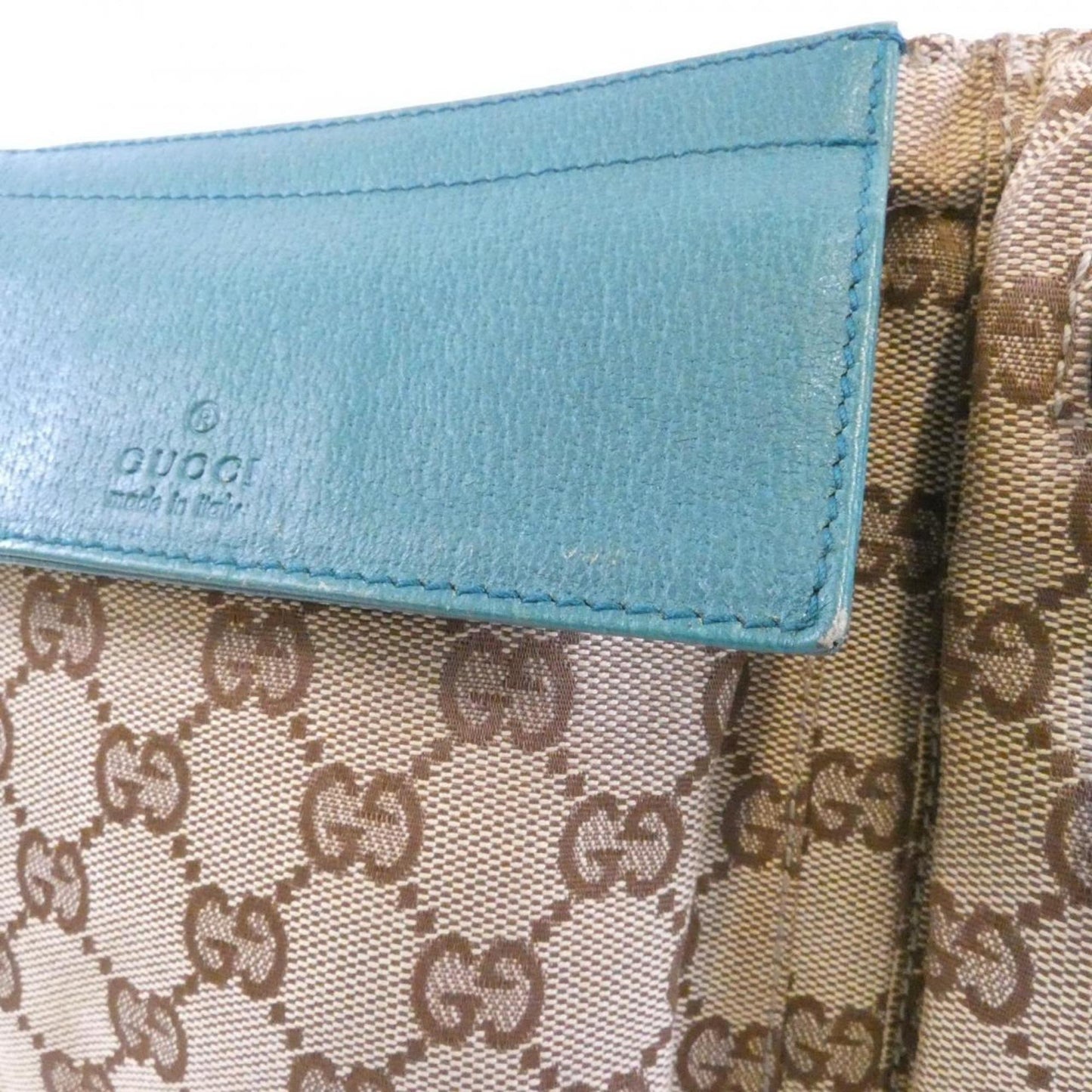 Gucci Beige Blue Gg Canvas Fanny Pack ( )