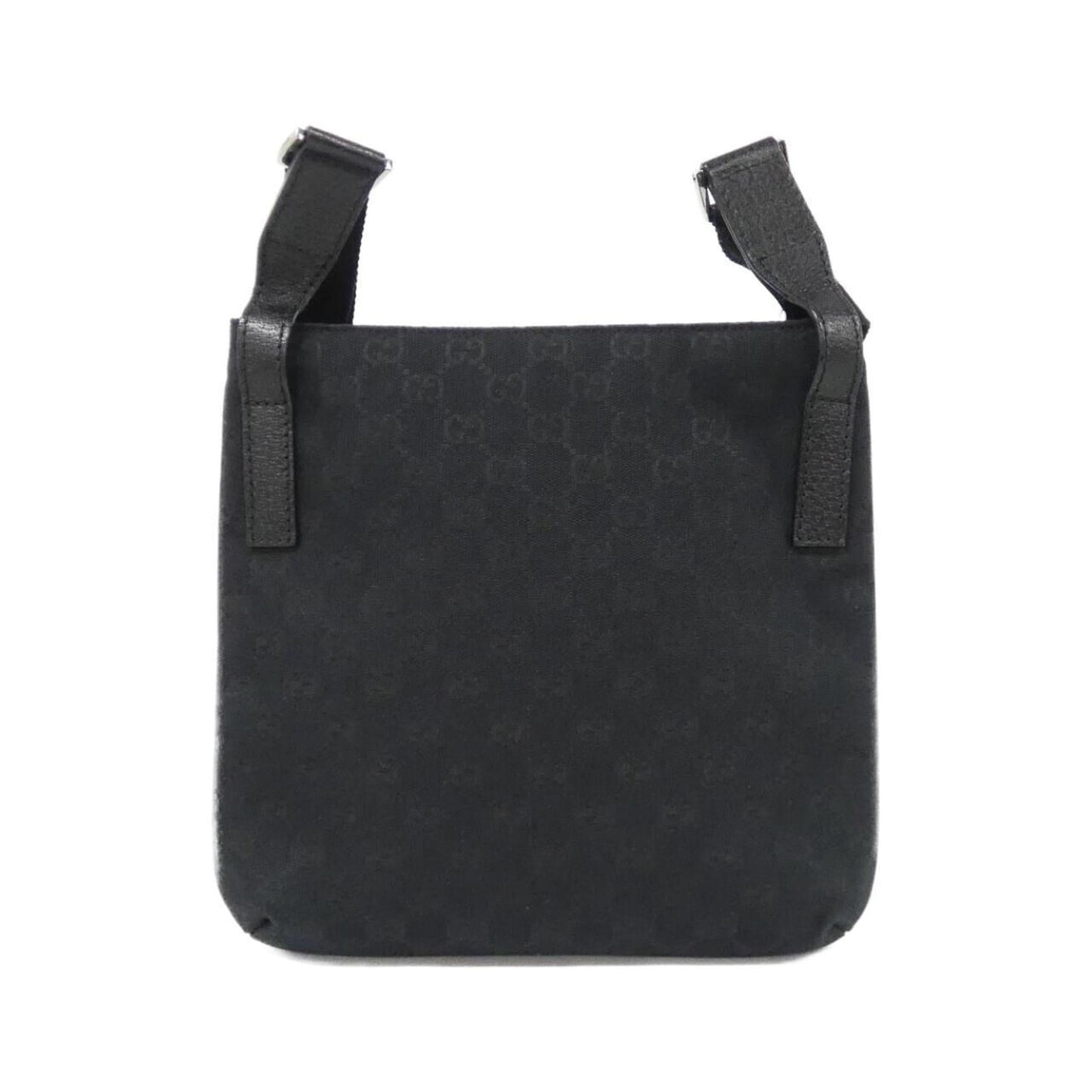 Gucci Black Gg Canvas Shoulder Bag ( )