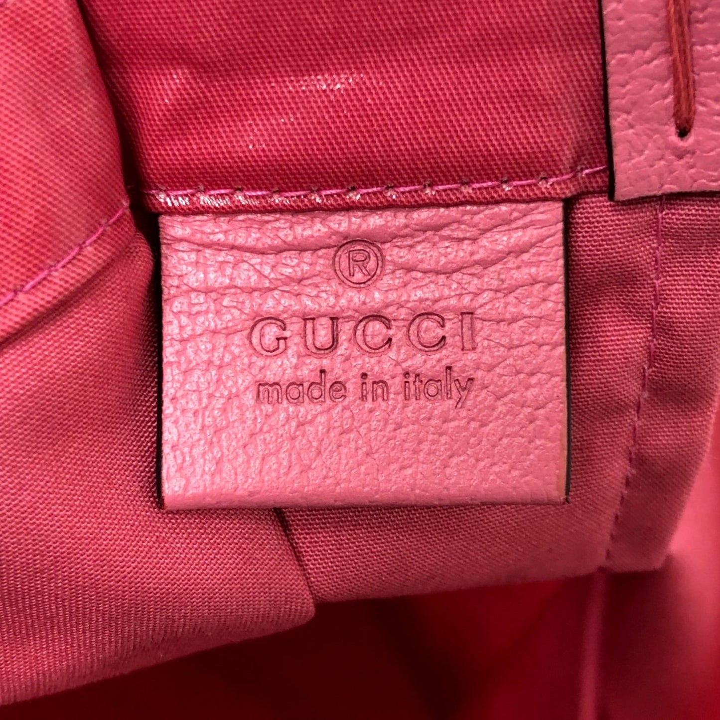 Gucci Pink Cloth Handbag ( )
