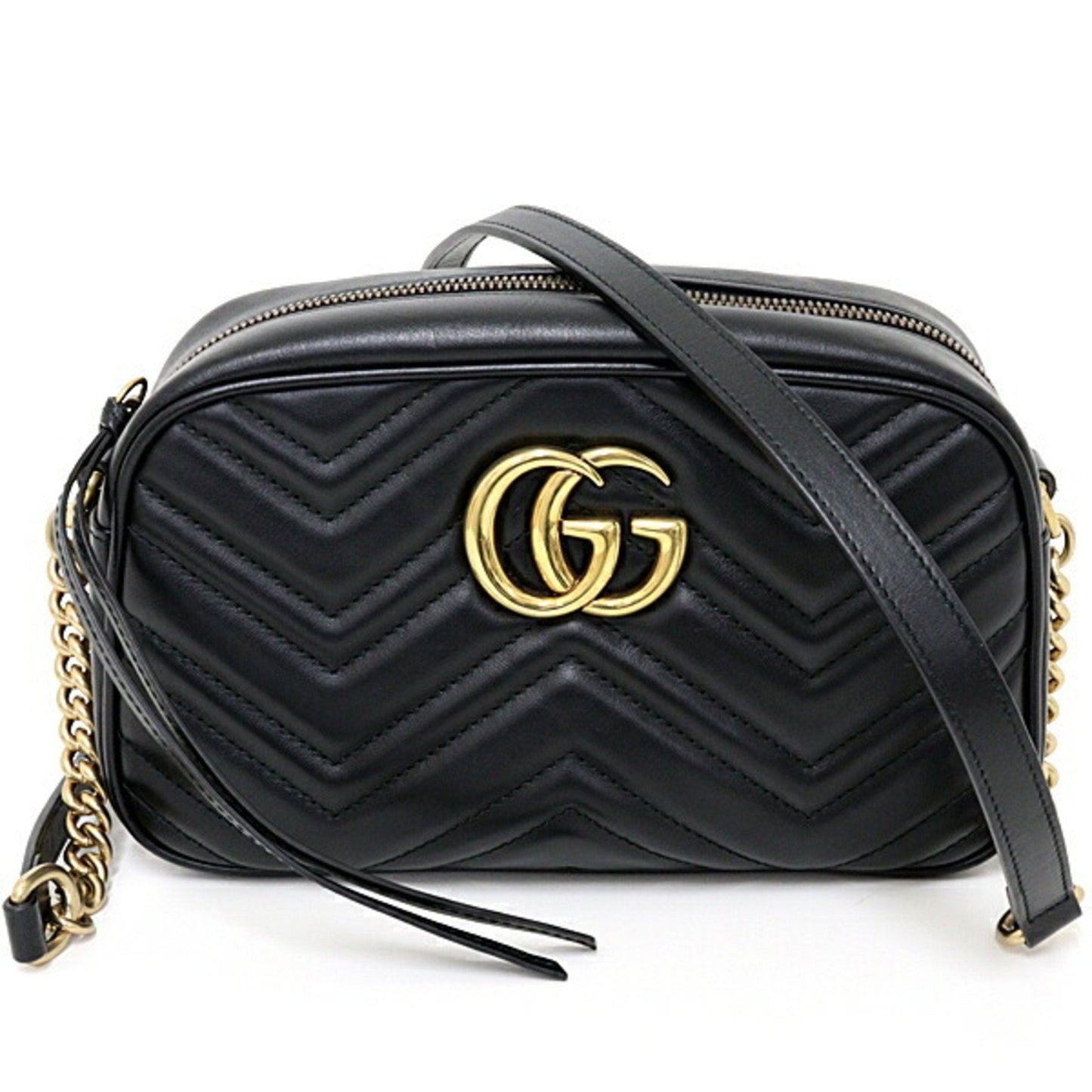 Gucci Black Quilting Leather Shoulder Bag