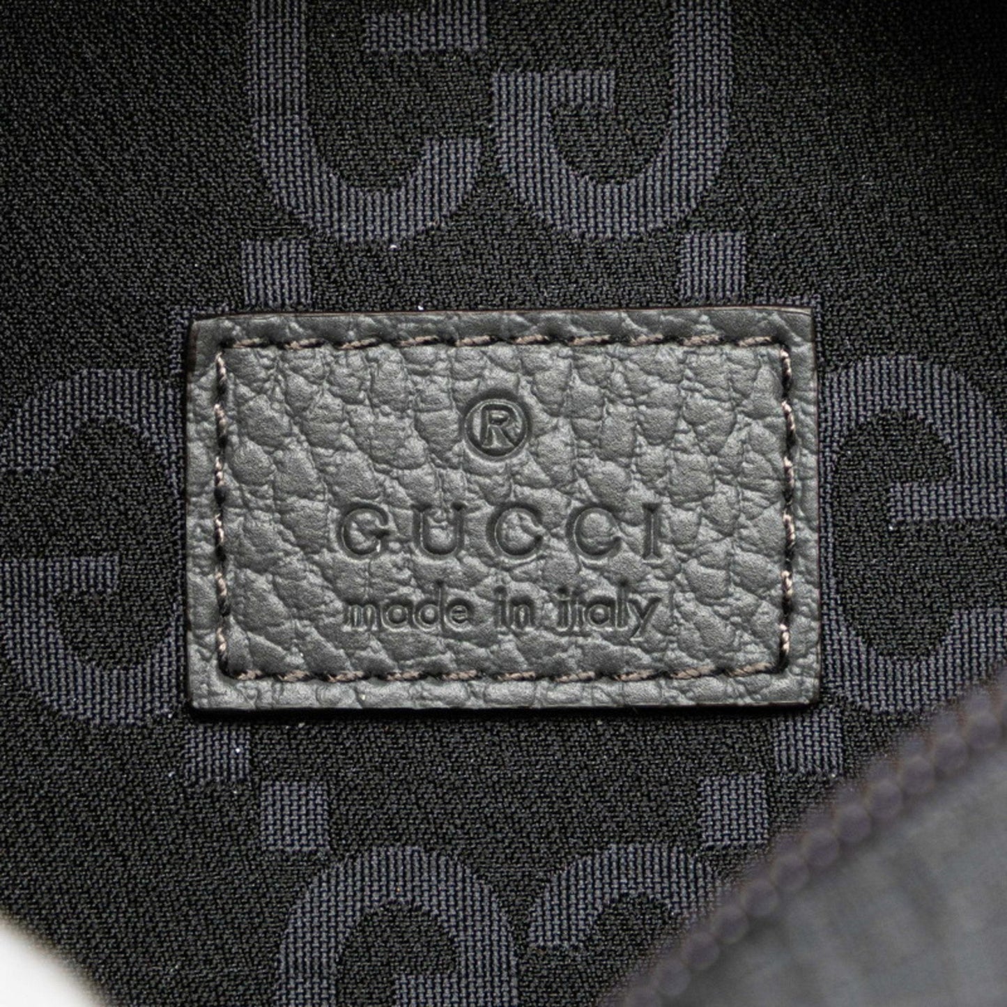 Gucci Gray Nylon Leather Fanny Pack ( )
