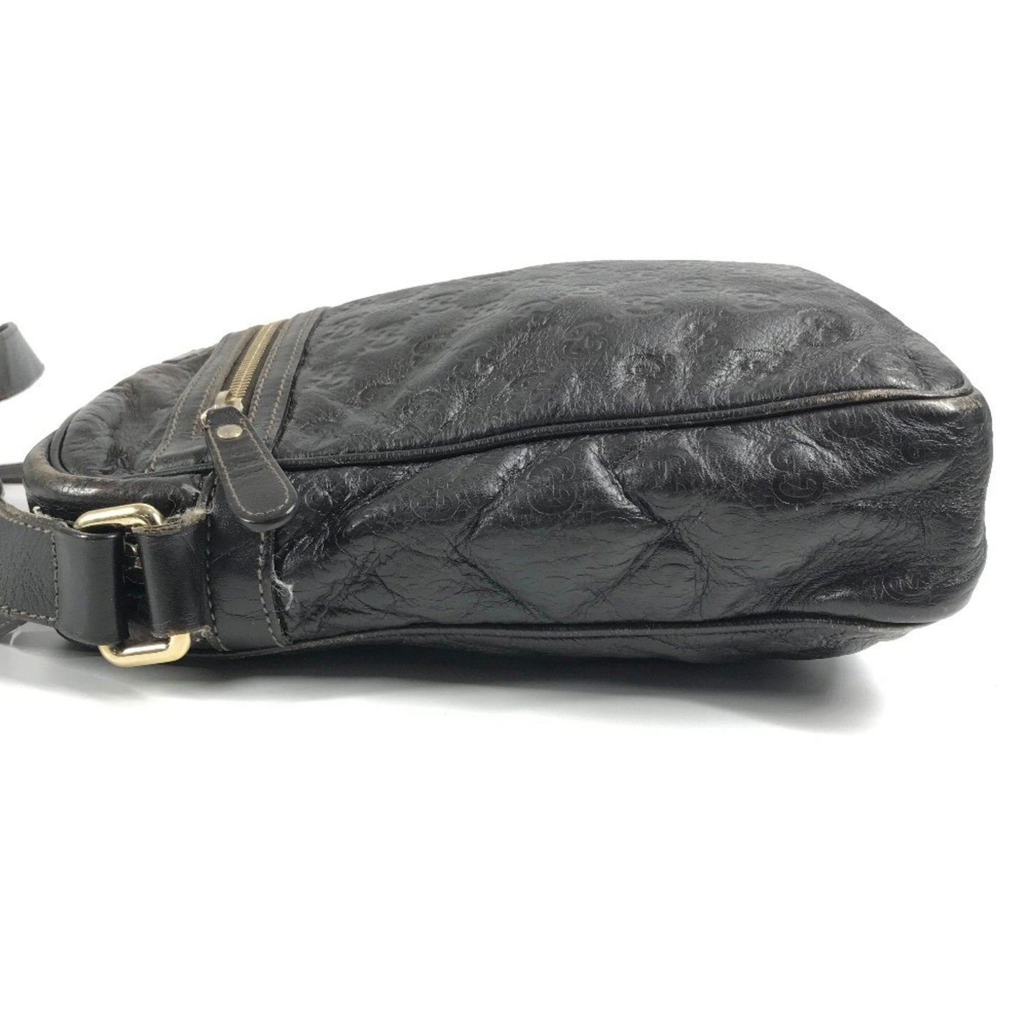 Gucci Brown Leather Pochette Shoulder Bag ( )