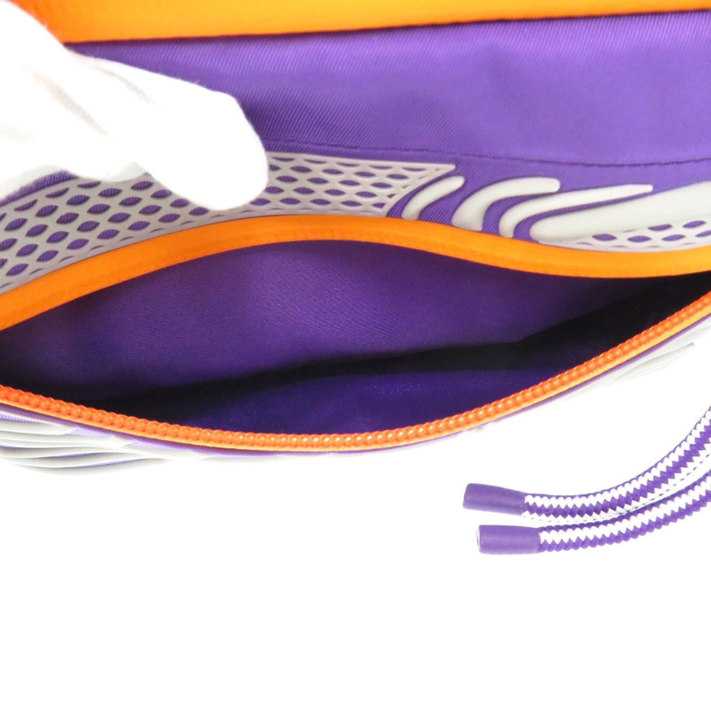 Gucci Blue Orange Purple Nylon Rubber Fanny Pack ( )