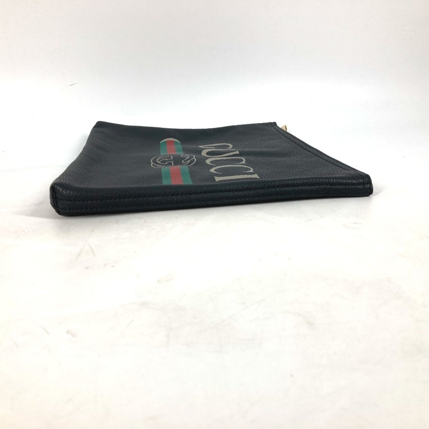 Gucci Black Leather Clutch Bag ( )