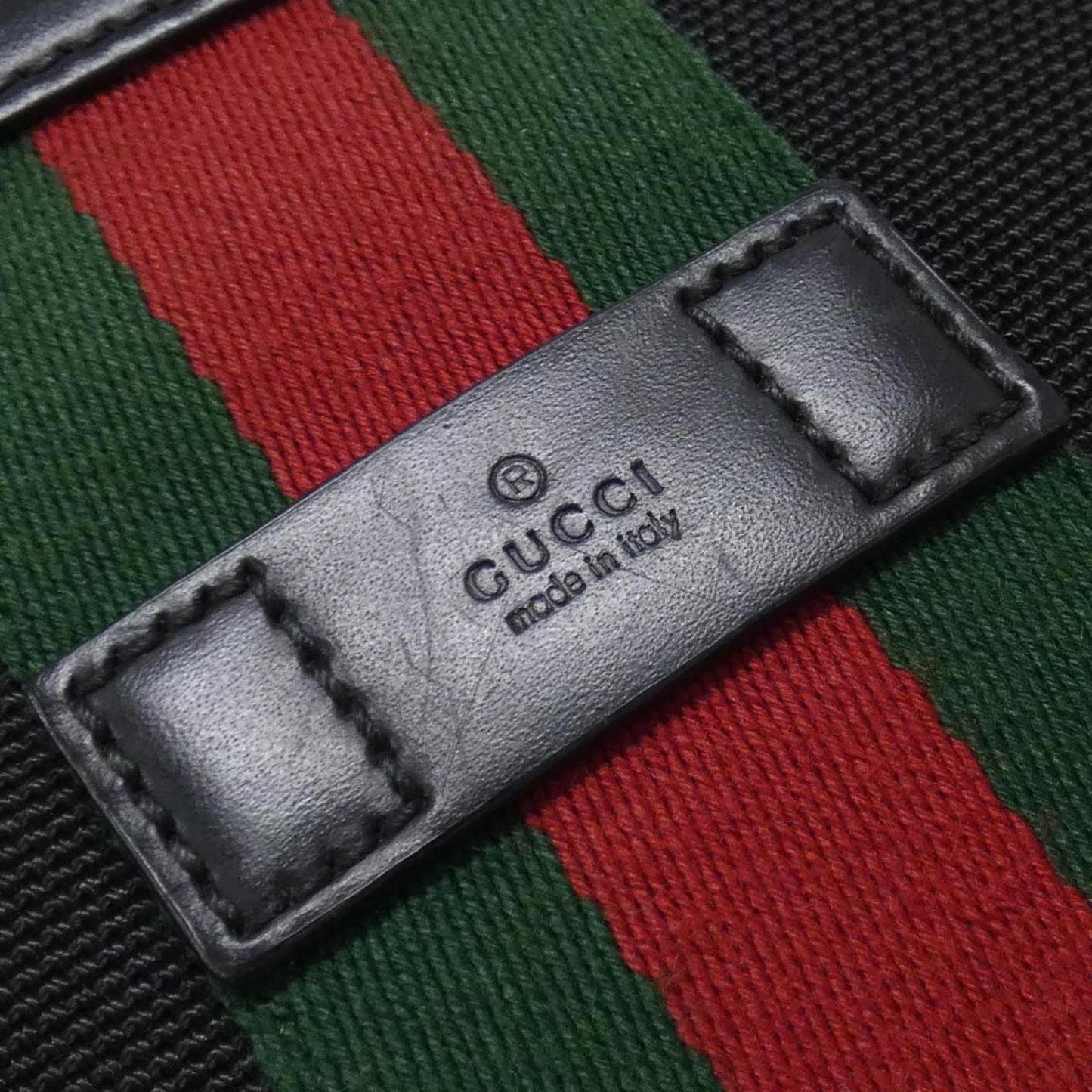 Gucci Black Canvas Shoulder Bag ( )