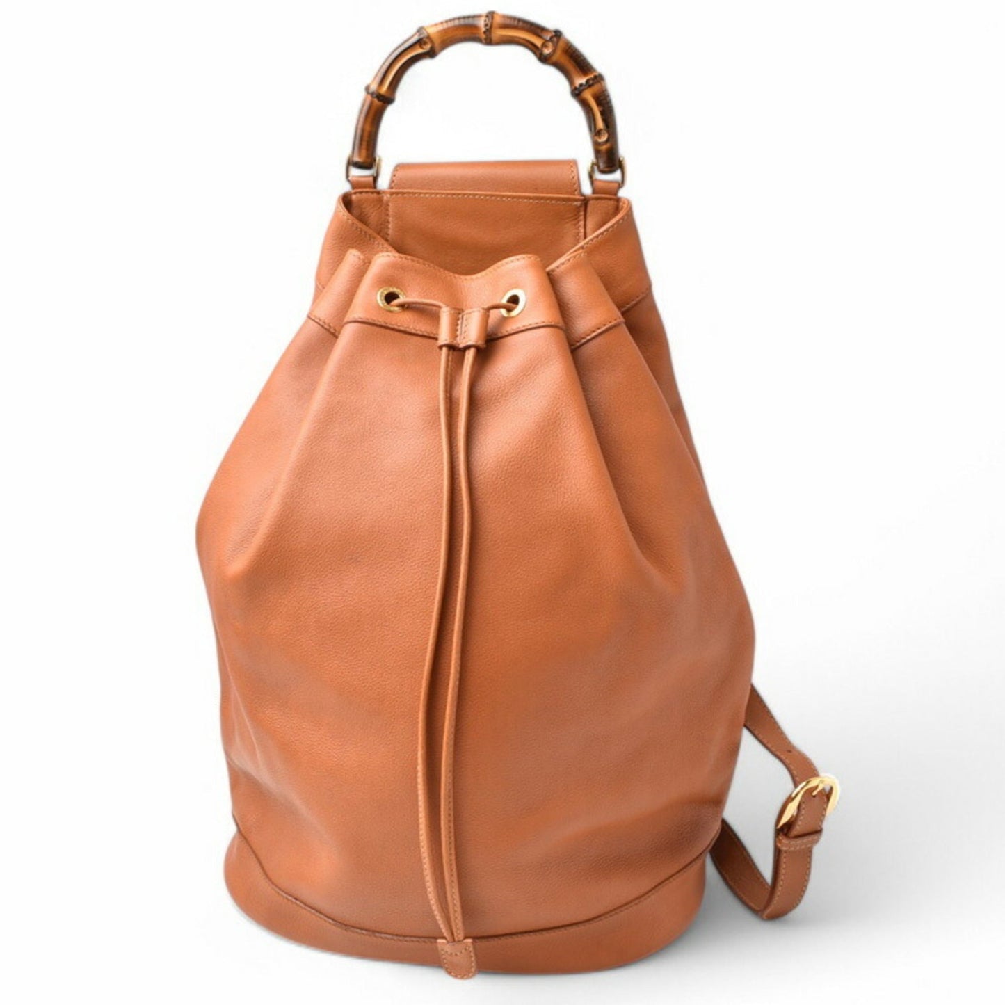 Gucci Brown Leather Shoulder Bag Sling Bag ( )