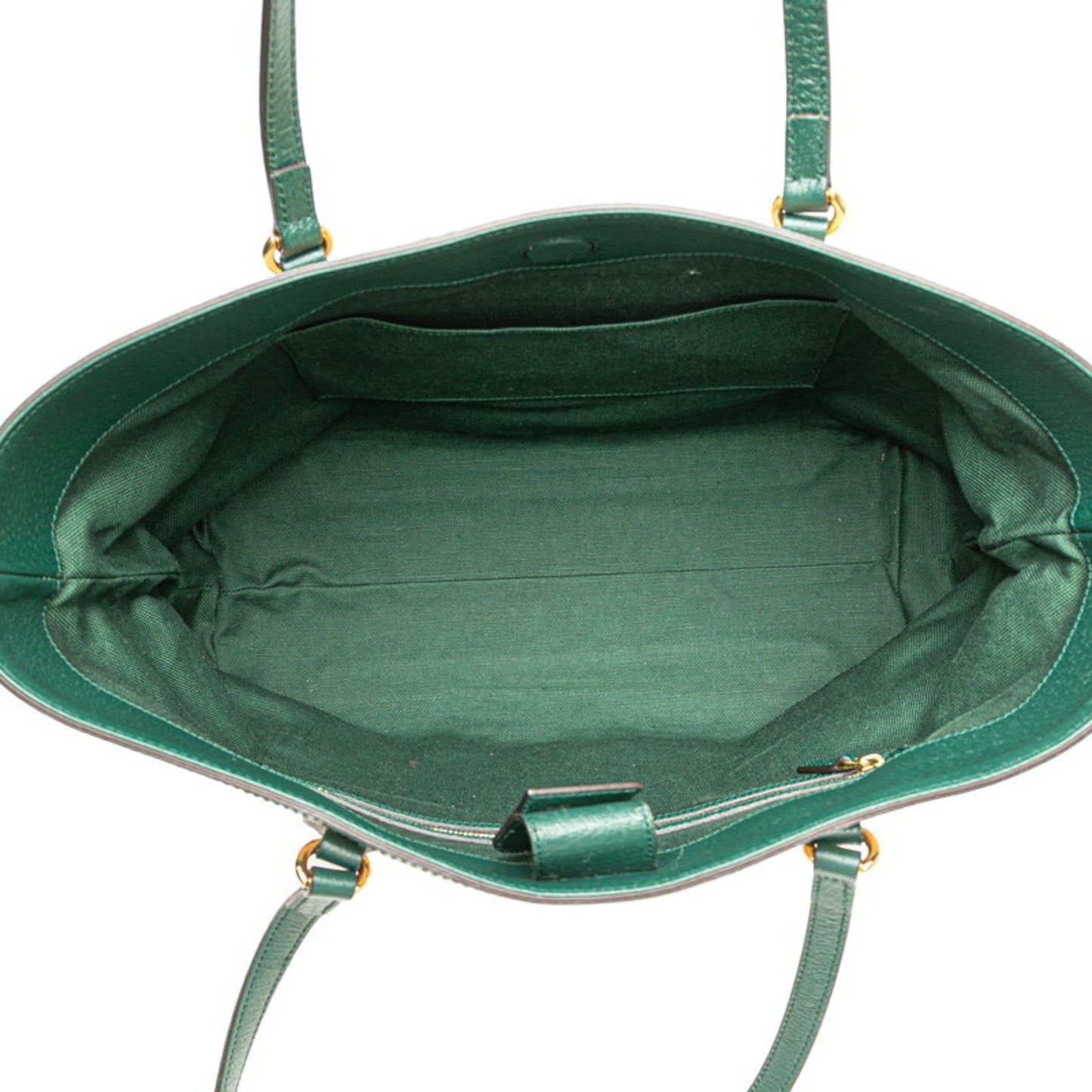 Gucci Ophidia Beige Green Multi-Color Canvas Leather Tote Bag ( )