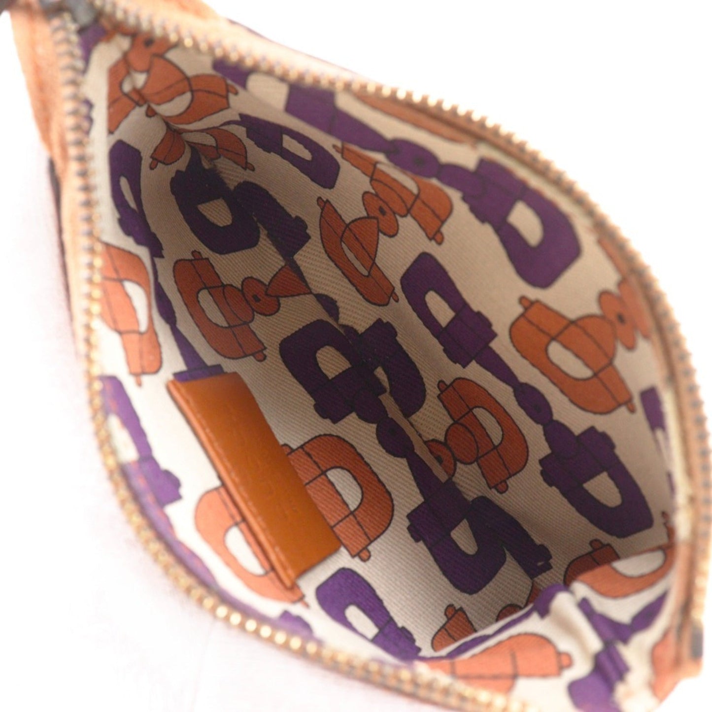 Gucci Brown Leather Pouch ( )