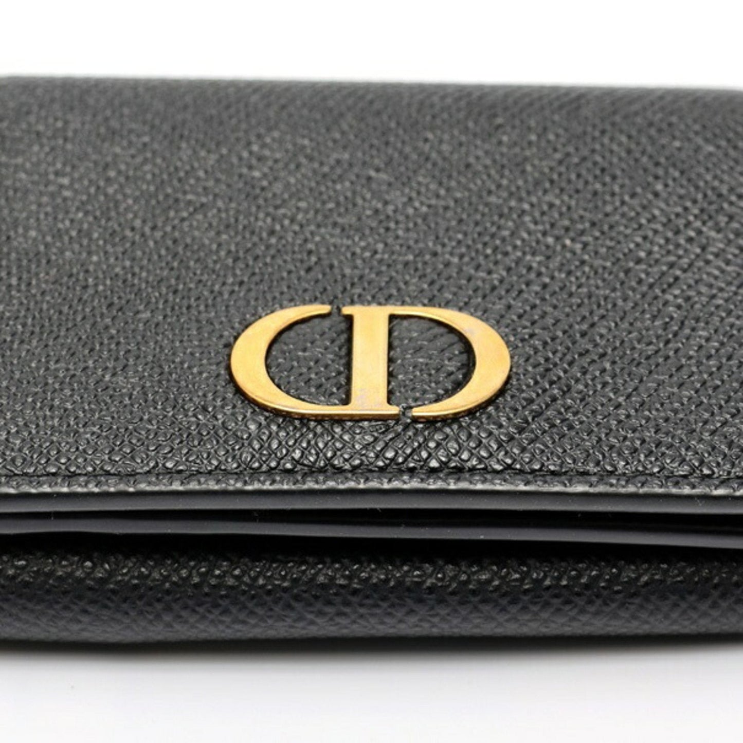 Christian Dior Black Leather Wallet (Tri-Fold) ()