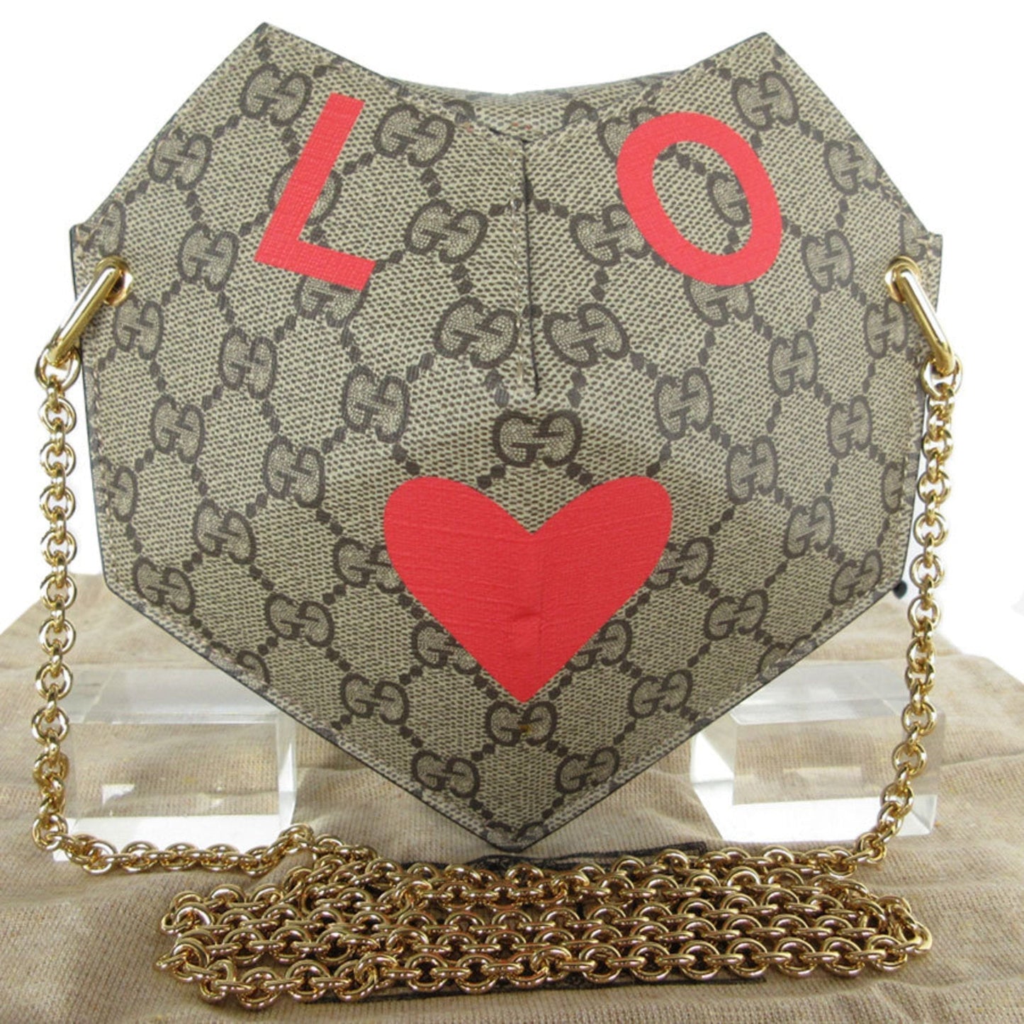 Gucci Brown Pvc Shoulder Bag