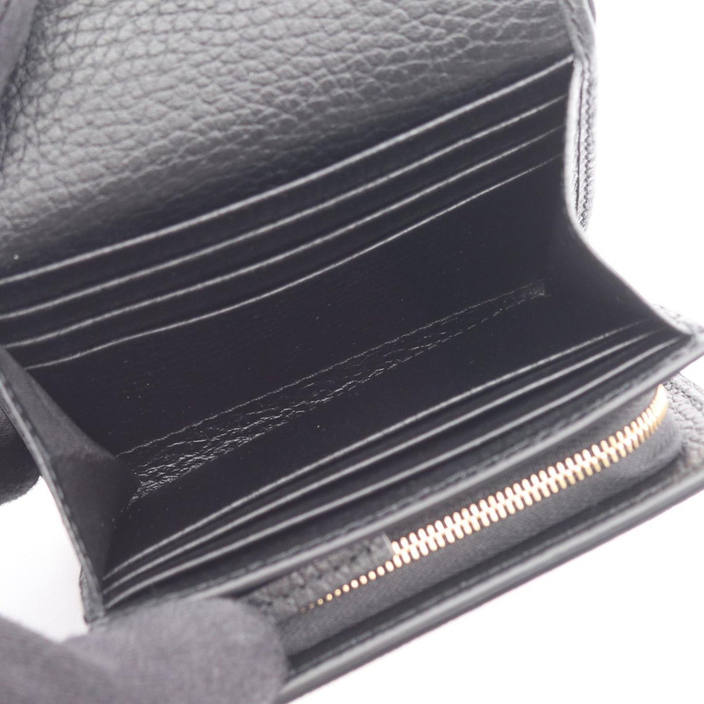 Gucci Beige Black Gg Supreme Leather Wallet (Bi-Fold) ( )