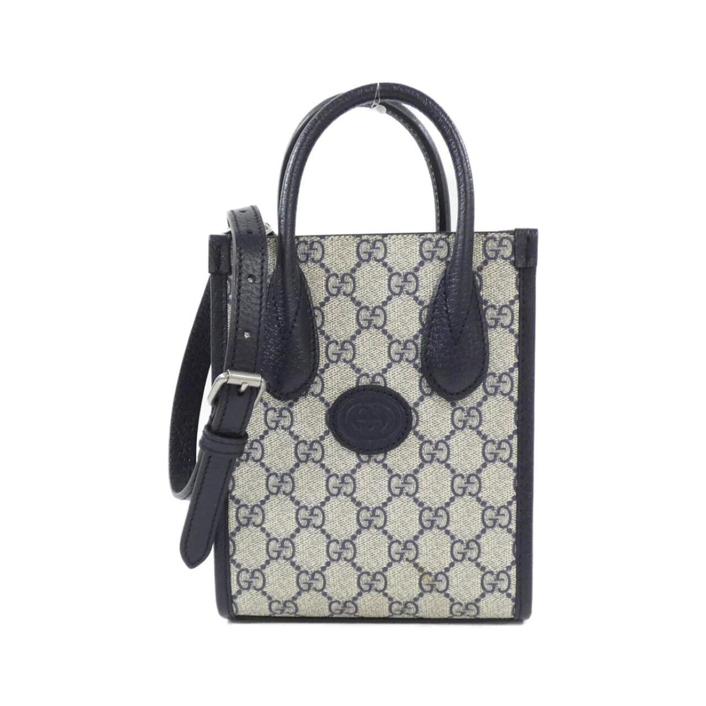 Gucci Beige Blue Gg Supreme Handbag ( )