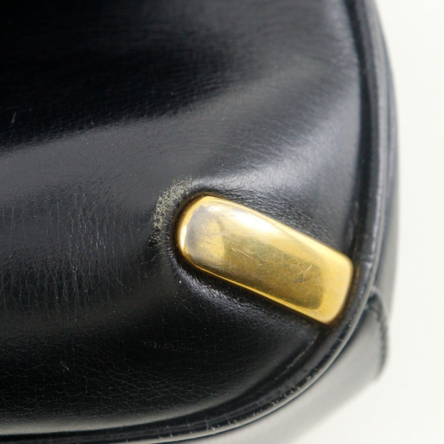 Gucci Sherry Line Black Leather Shoulder Bag ( )