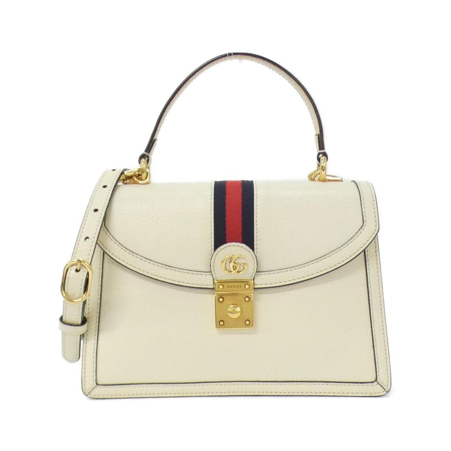 Gucci White Leather Handbag ( )