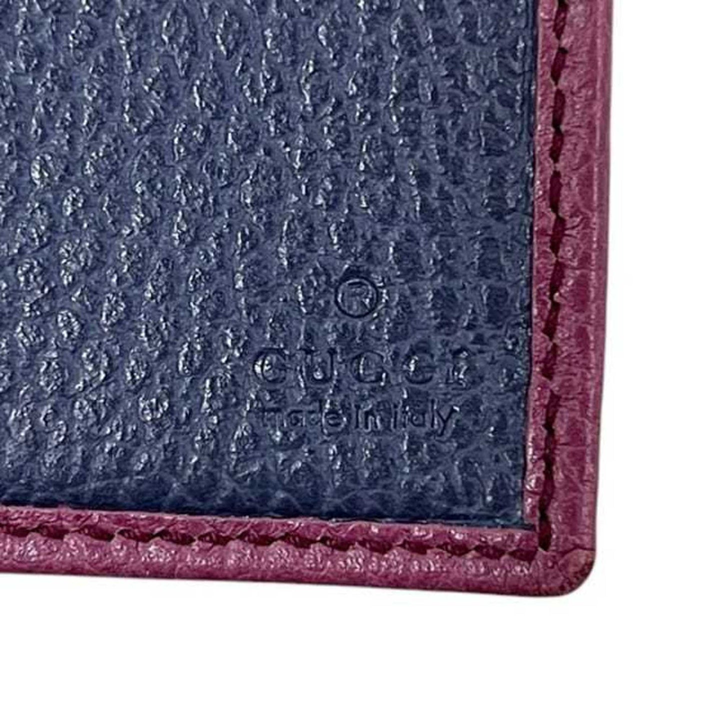 Gucci Purple Leather Long Wallet (Bi-Fold) ( )