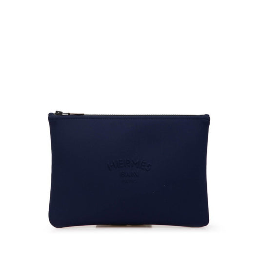Hermes Navy Polyamide Pouch ( )