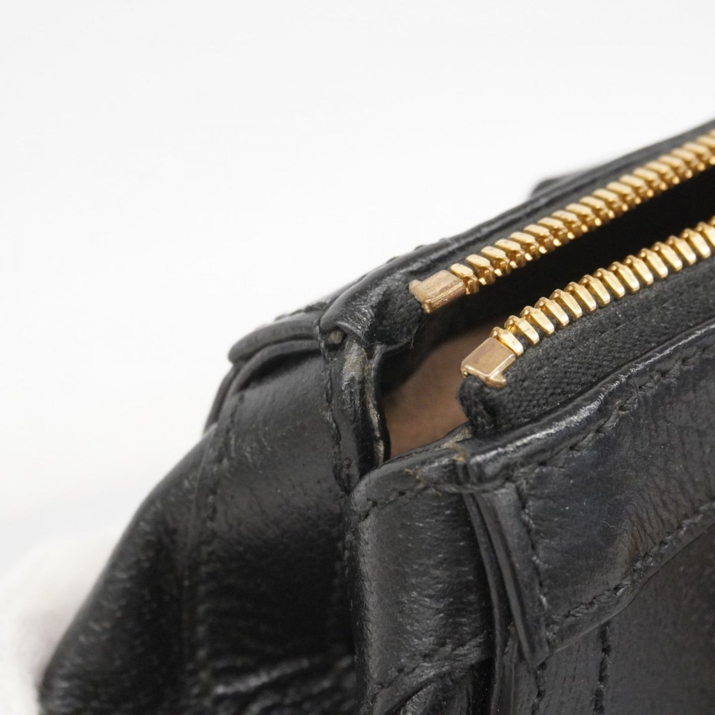 Gucci Black Leather Handbag ( )