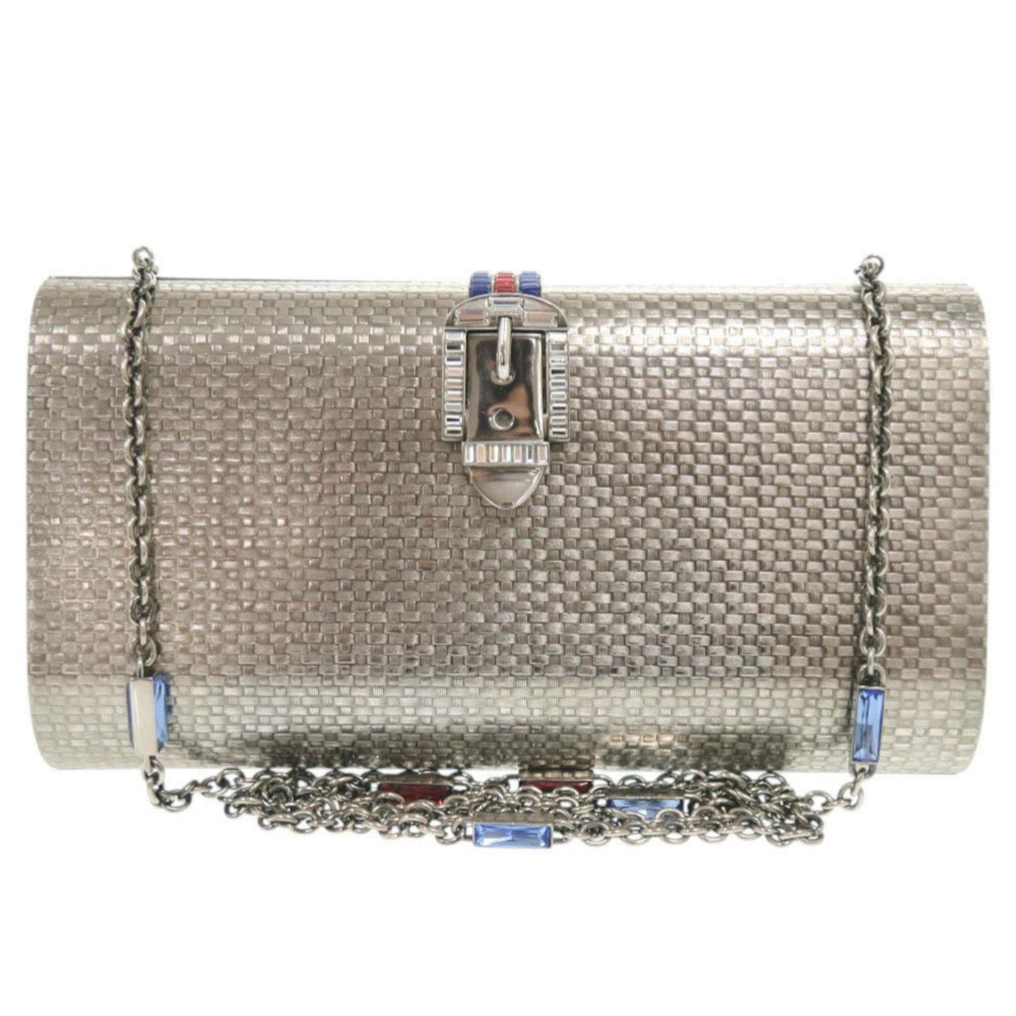 Gucci Silver Metal Shoulder Bag ( )