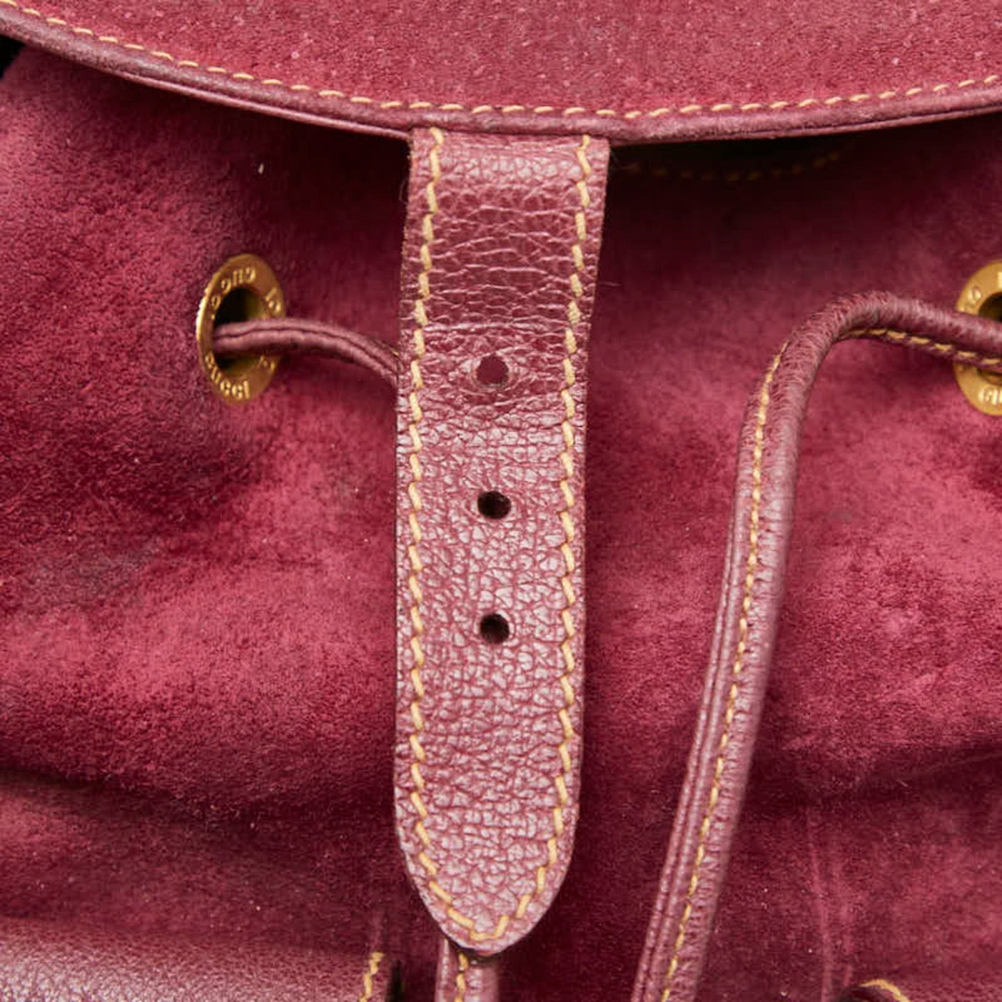 Gucci Purple Suede Backpack ( )