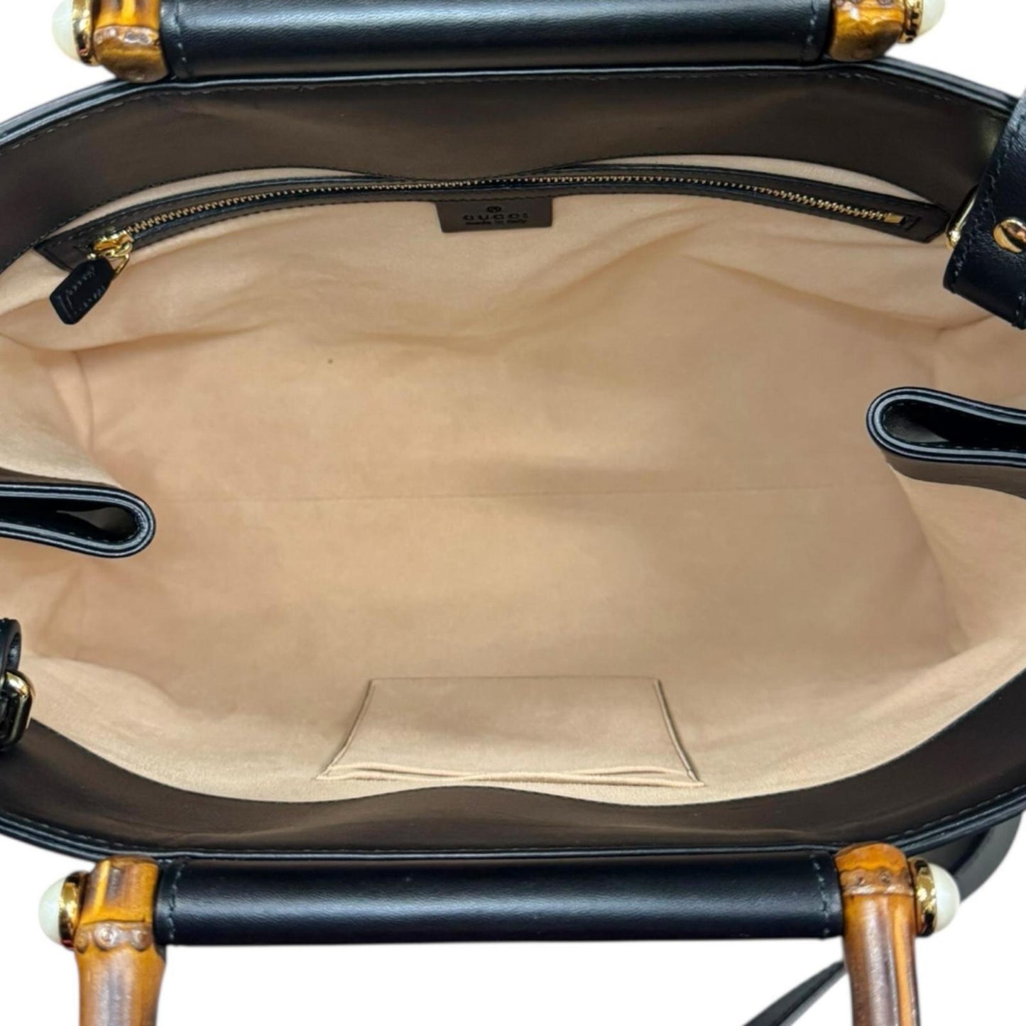 Gucci Black Bamboo Shoulder Bag ( )