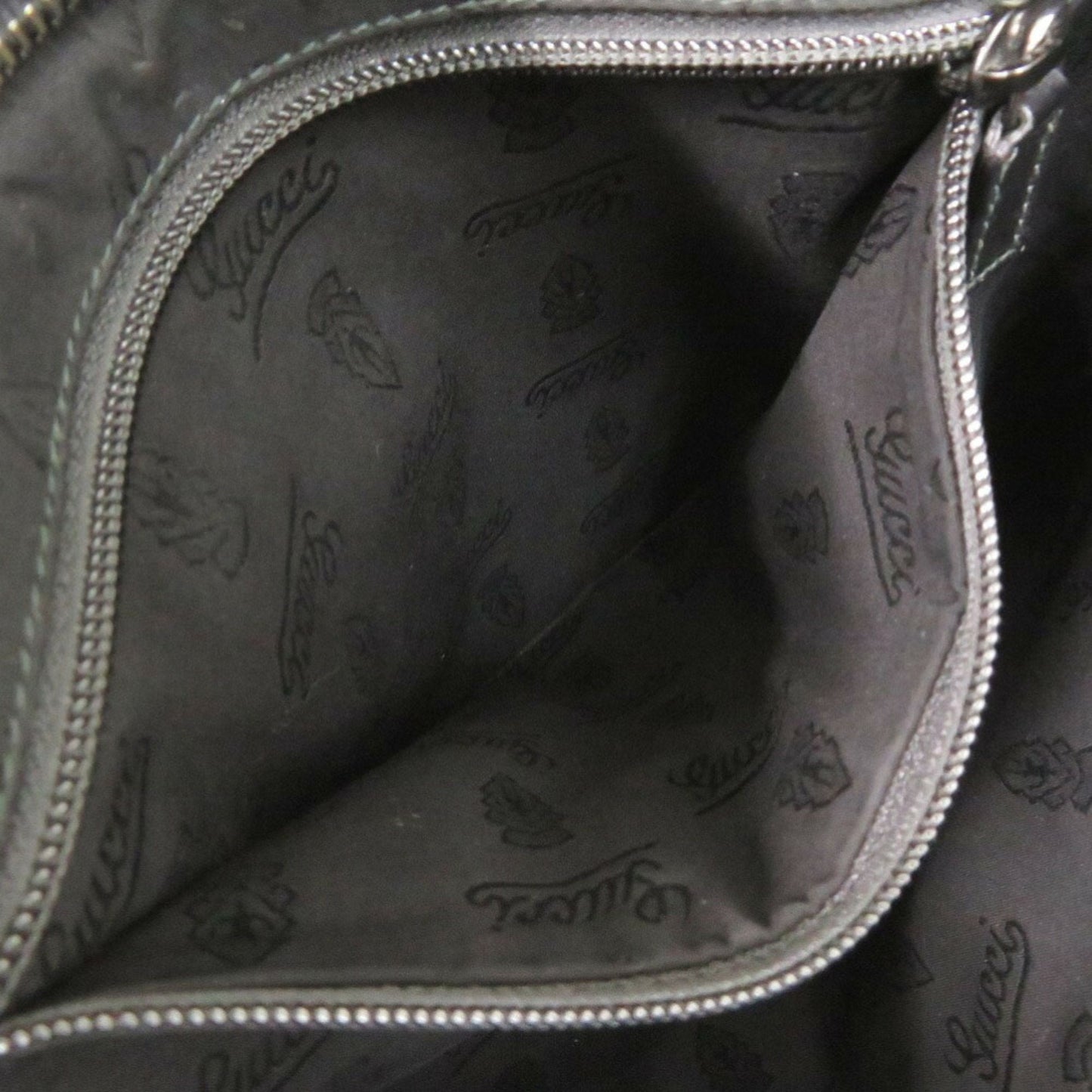 Gucci Black Pvc Leather Shoulder Bag ( )