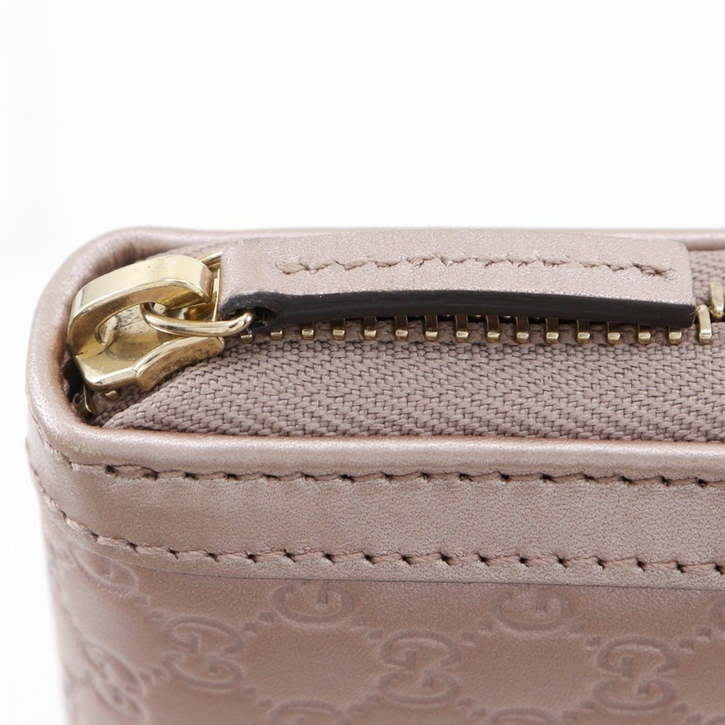 Gucci Pink Gg Leather Long Wallet (Bi-Fold) ( )