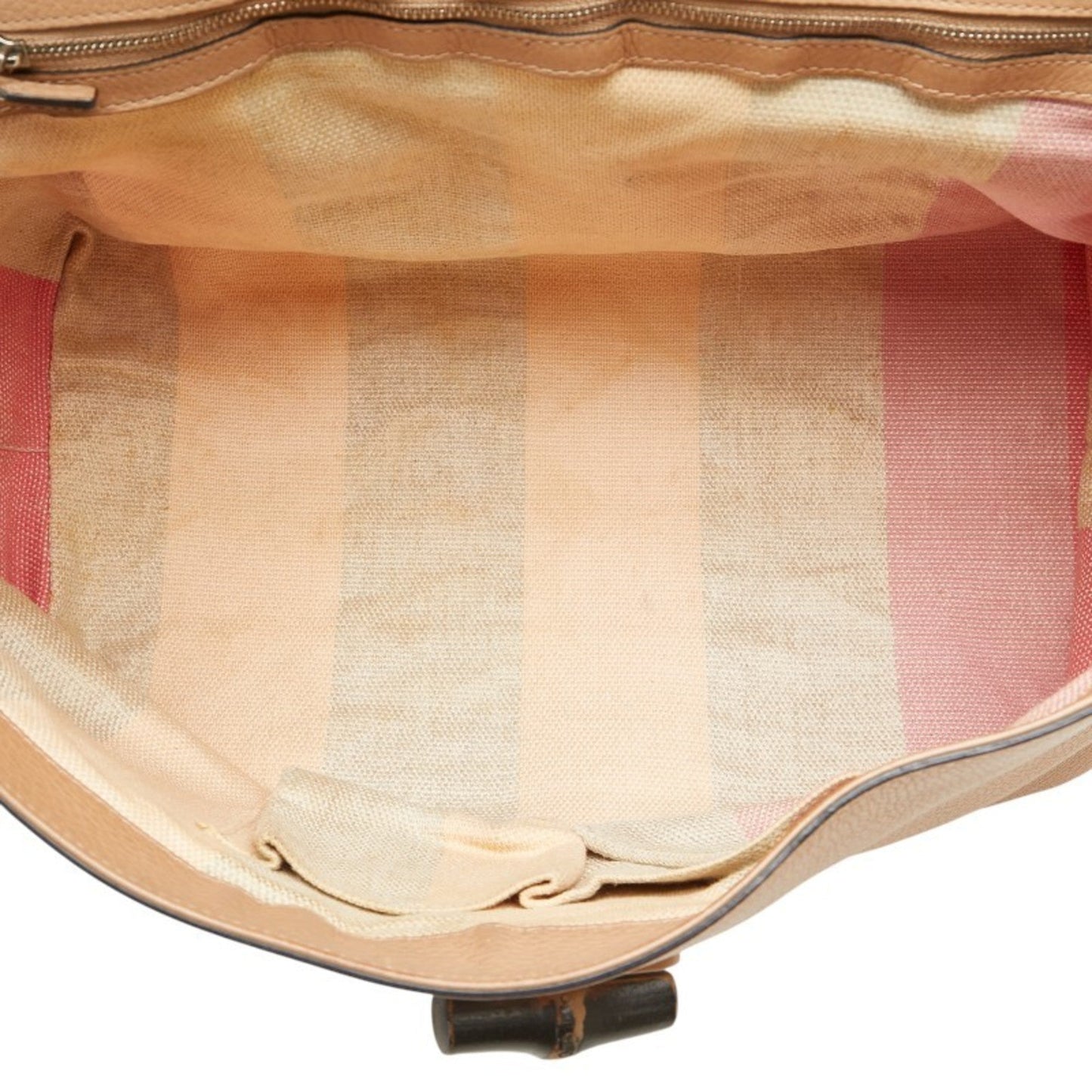 Gucci Brown Leather Shoulder Bag Tote Bag ( )