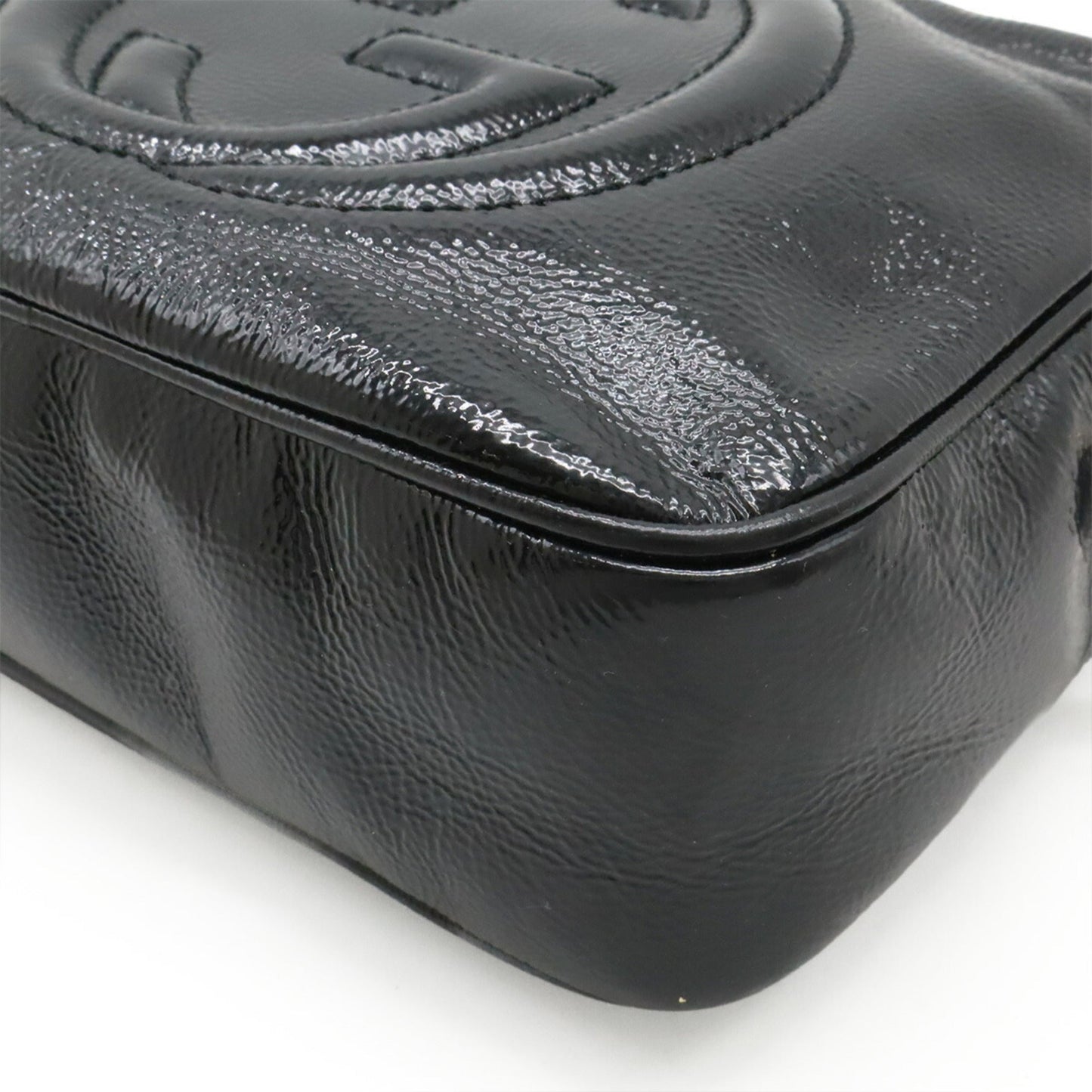 Gucci Black Leather Pochette Shoulder Bag ( )