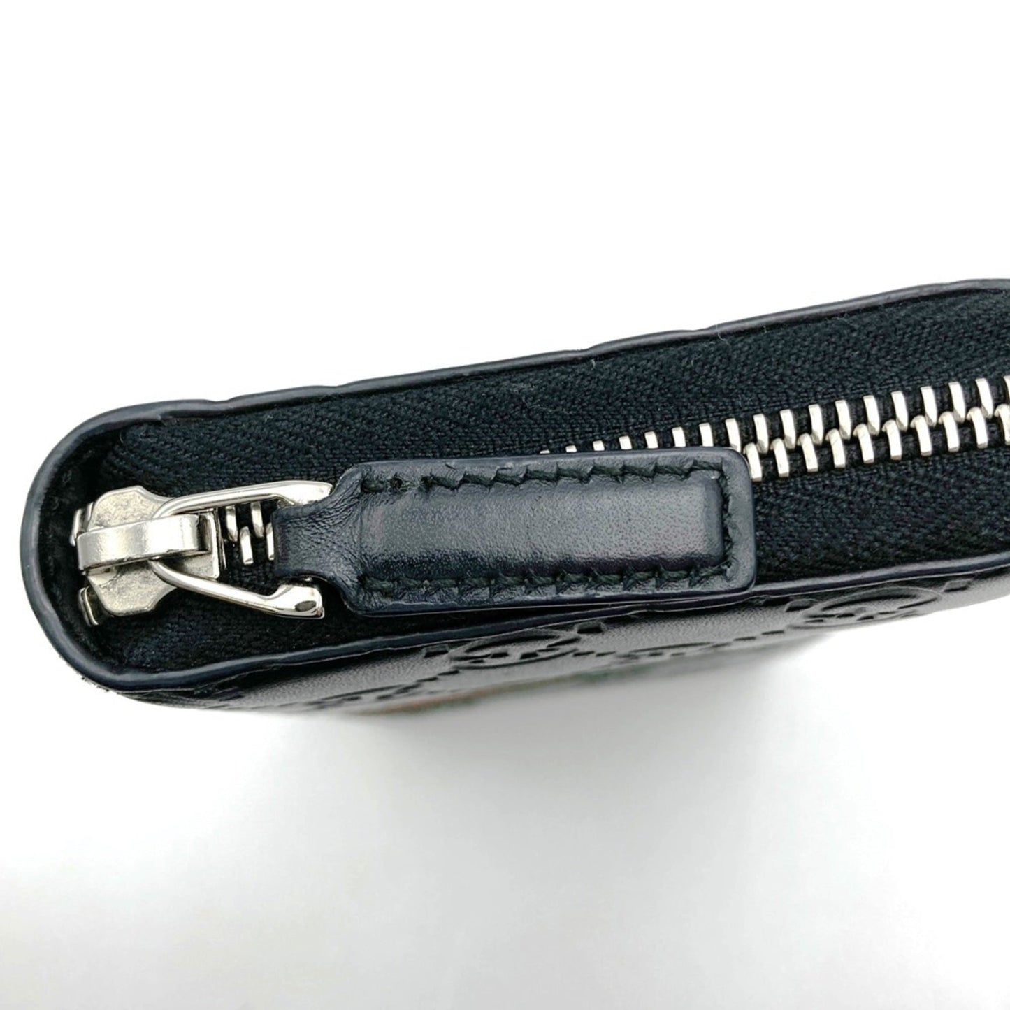 Gucci Black Gg Canvas Long Wallet (Bi-Fold) ( )