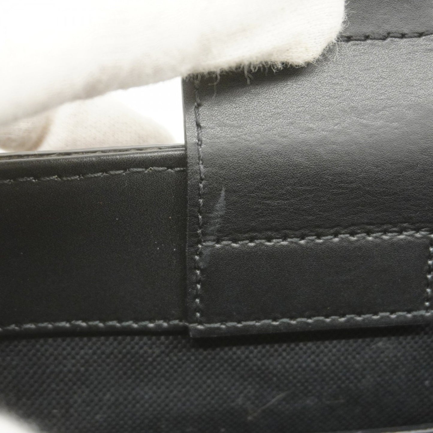 Gucci Black Gray Pvc Handbag ( )