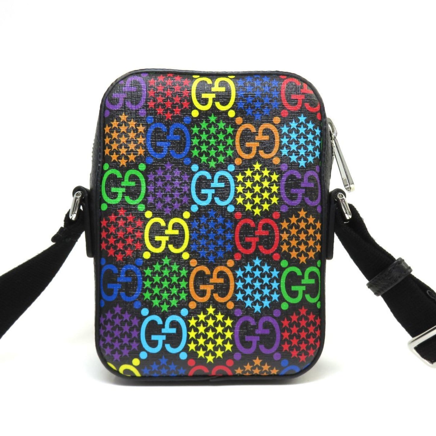 Gucci Black Multi-Color Shoulder Bag ( )