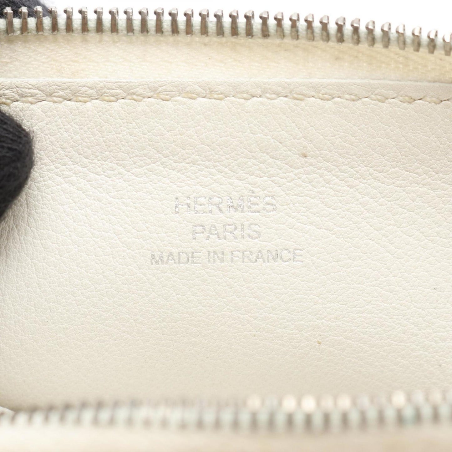 Hermes Brown Pink White Swift Leather Pouch ( )