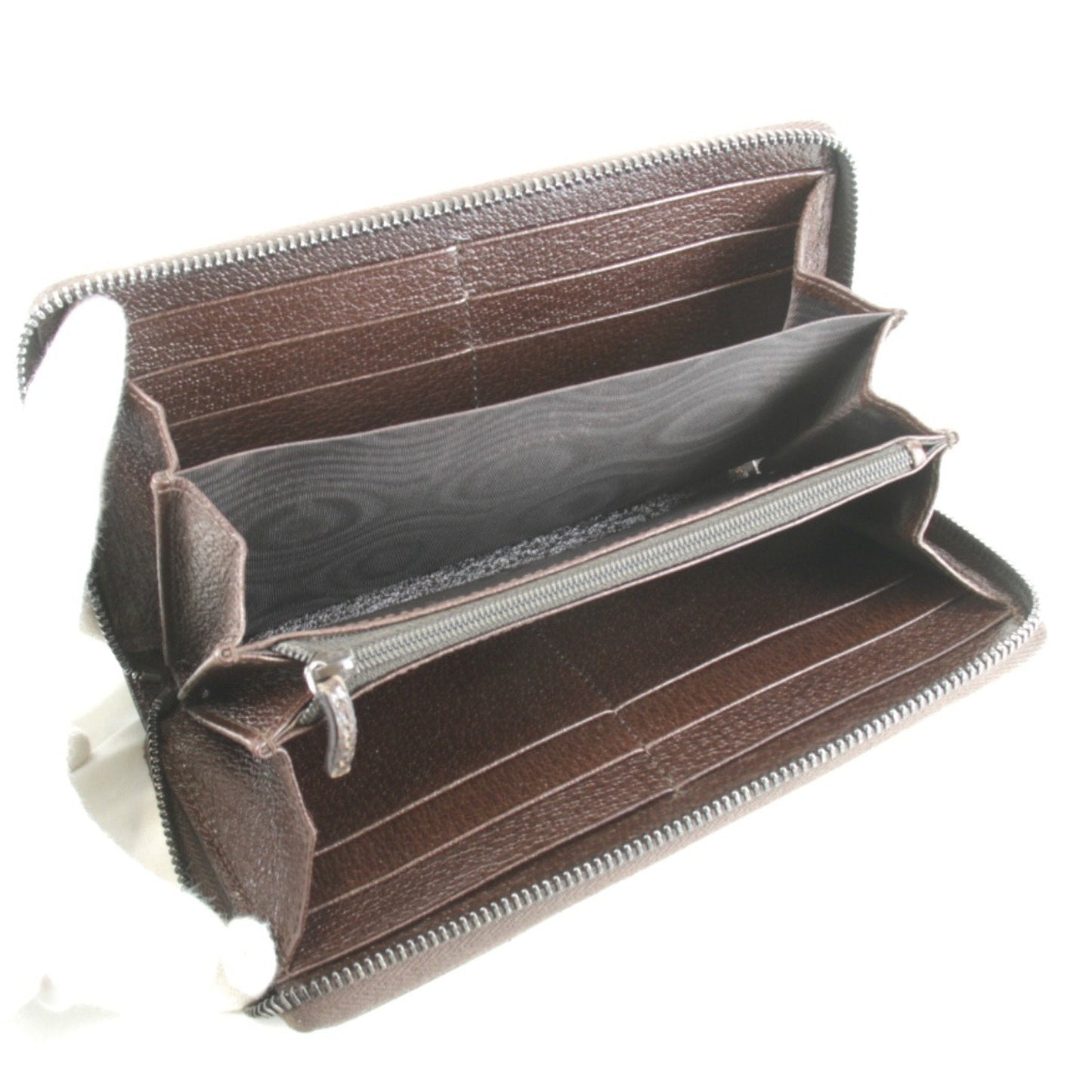Gucci Brown Gg Canvas Long Wallet (Bi-Fold) ( )