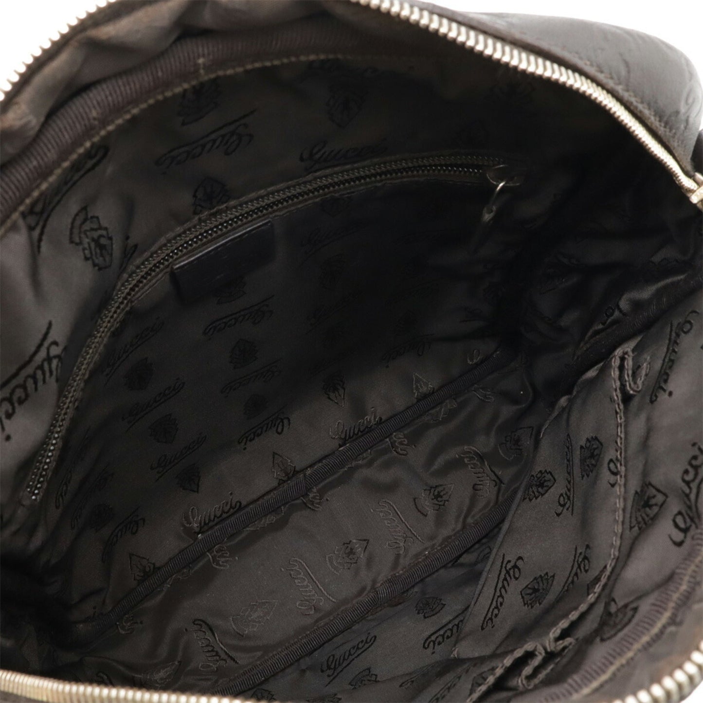 Gucci Black Leather Shoulder Bag ( )