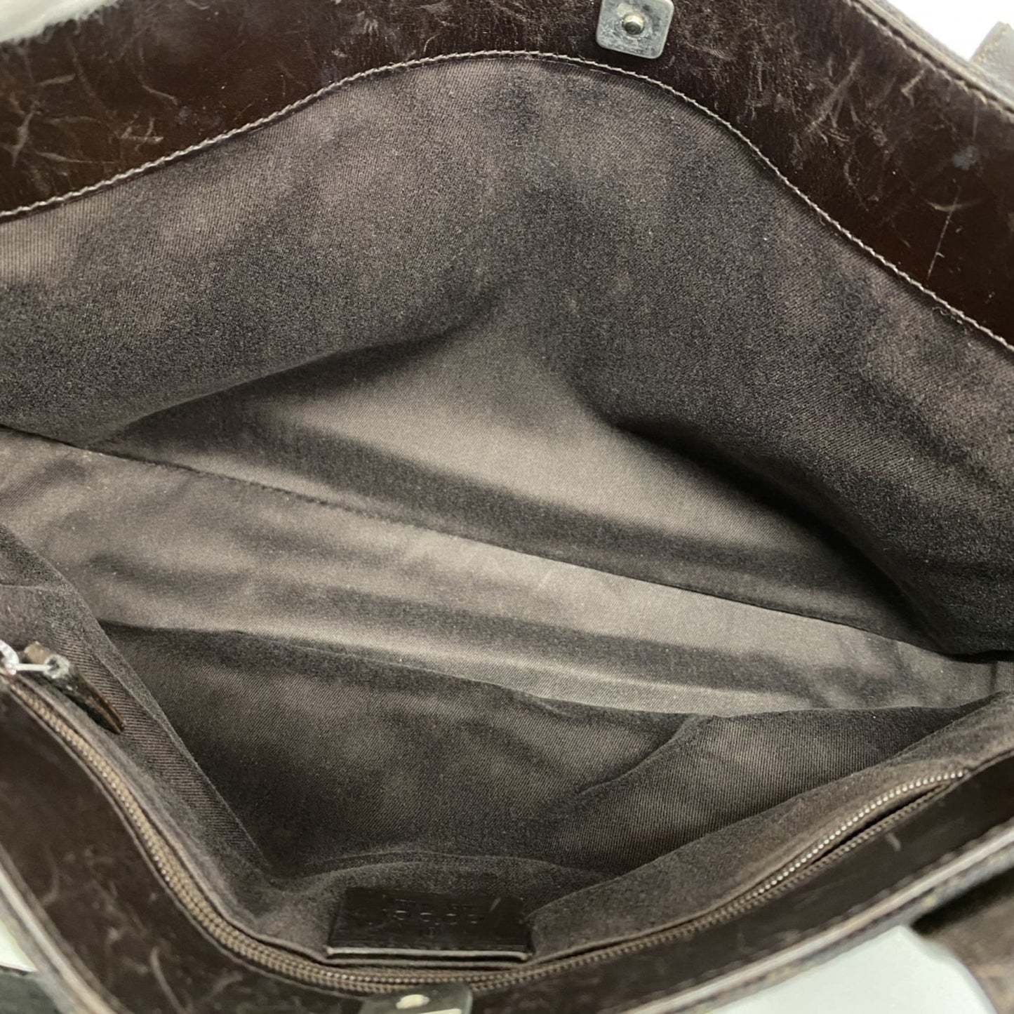 Gucci Brown Denim Tote Bag ( )