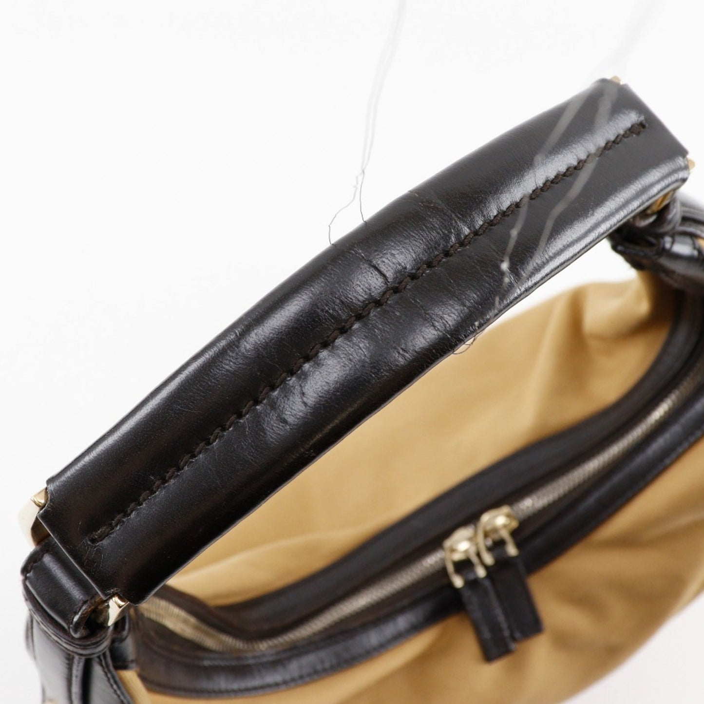 Gucci Beige Canvas Shoulder Bag ( )