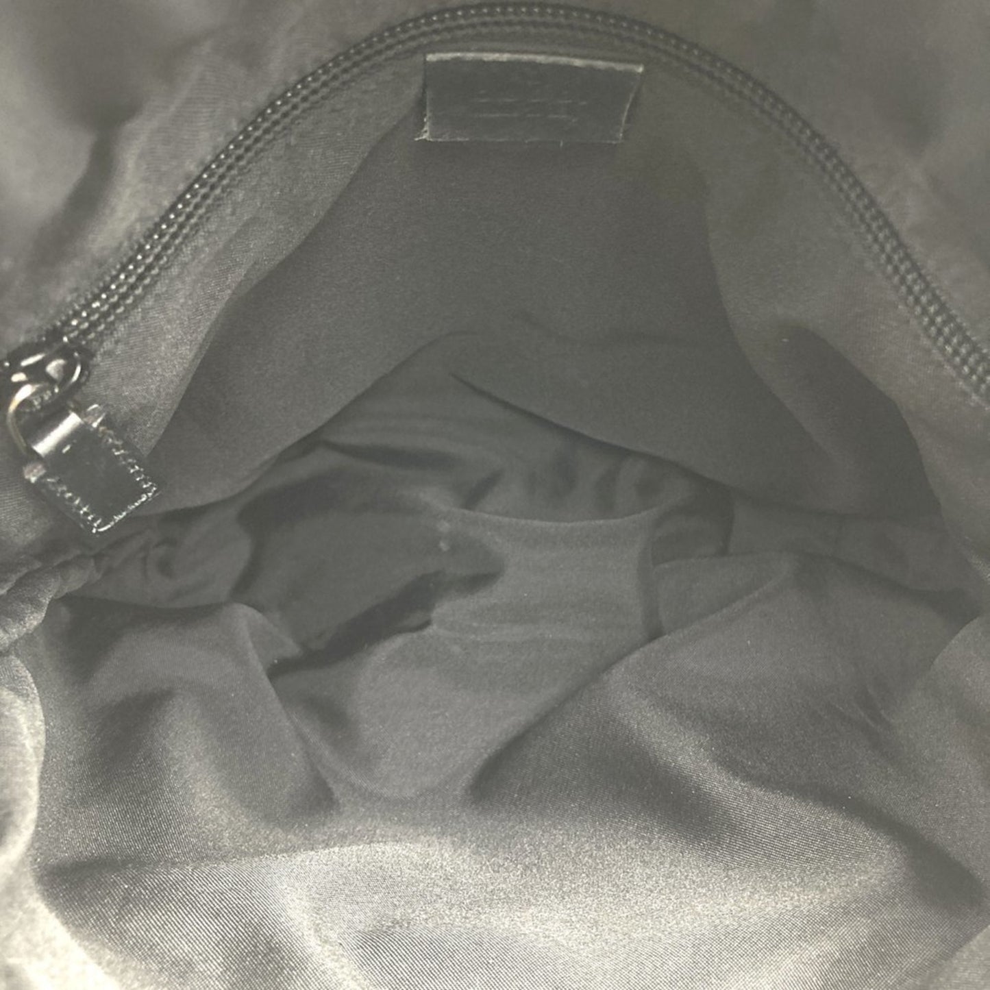 Gucci Black Gg Canvas Leather Tote Bag ( )