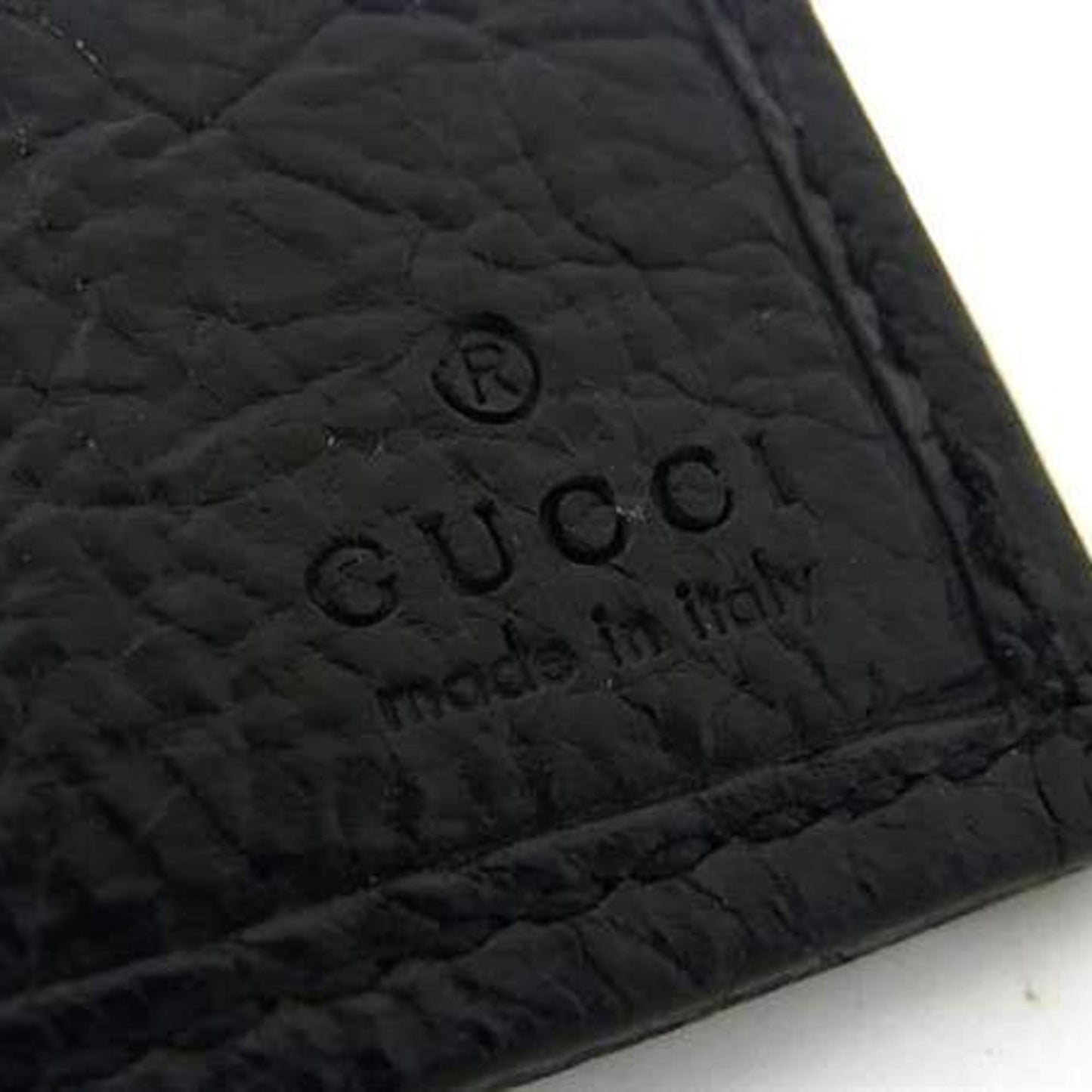 Gucci Black Leather Wallet (Bi-Fold) ( )